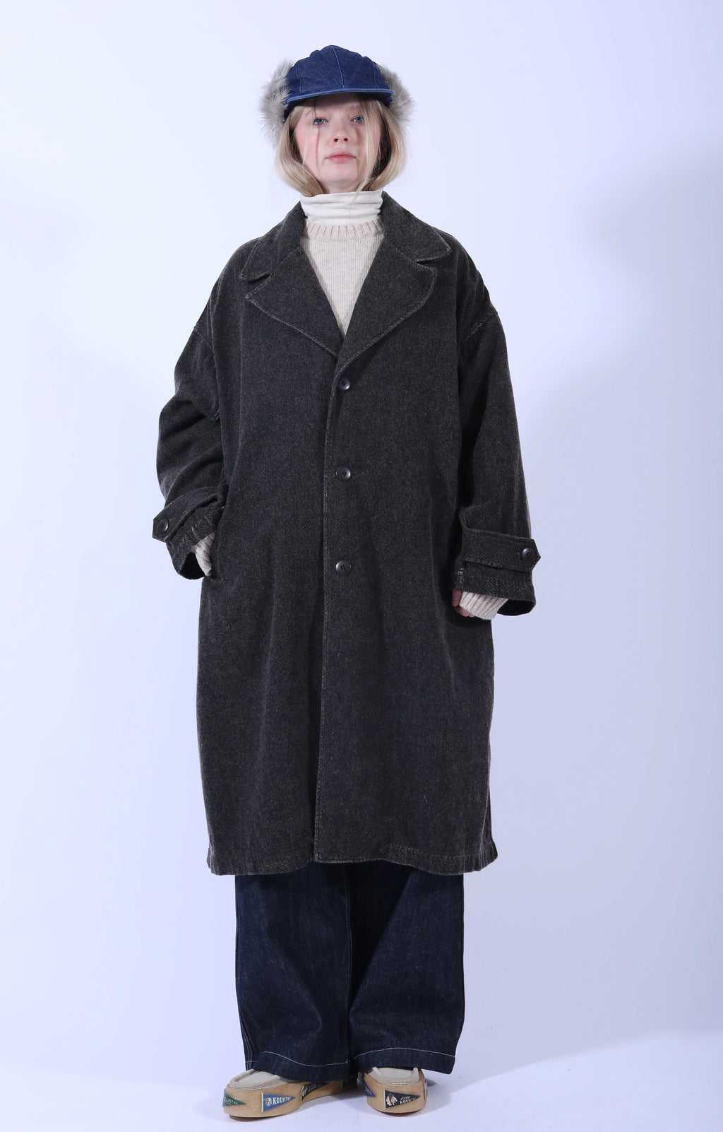 Twill Aging-Wool CAVALIER Coat