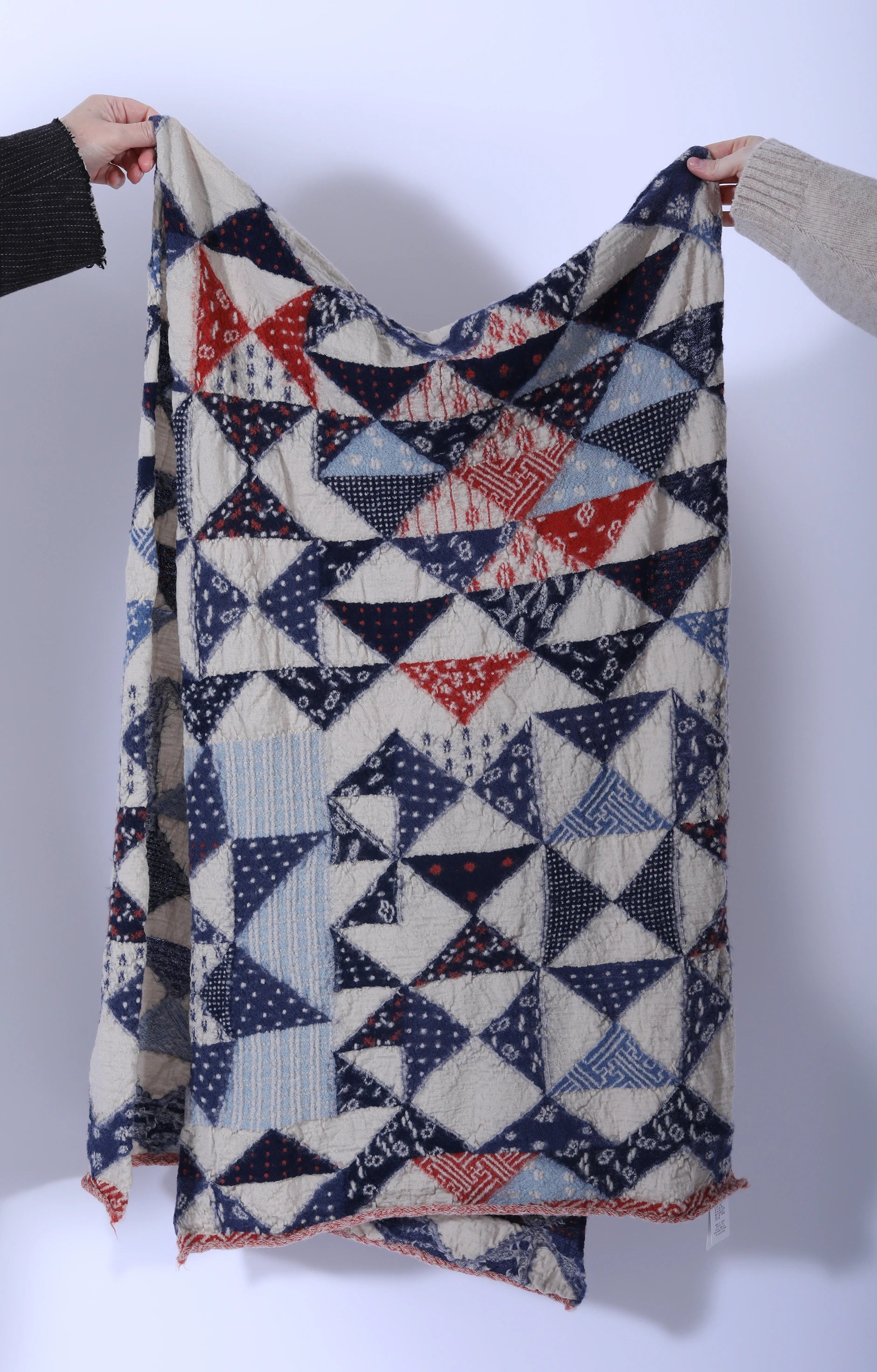 Fulling Wool Scarf IDG-RAG Ecru