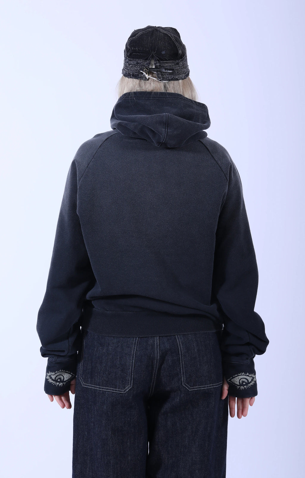 SWT Knit Raglan Hoodie (SPEAKEASY College) Black