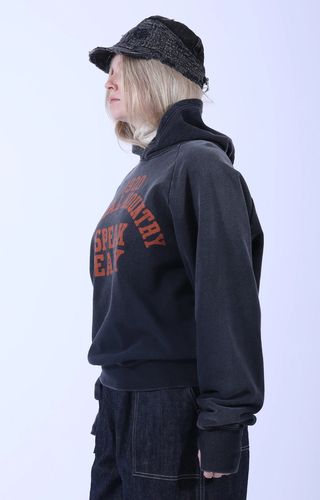 SWT Knit Raglan Hoodie (SPEAKEASY College) Black