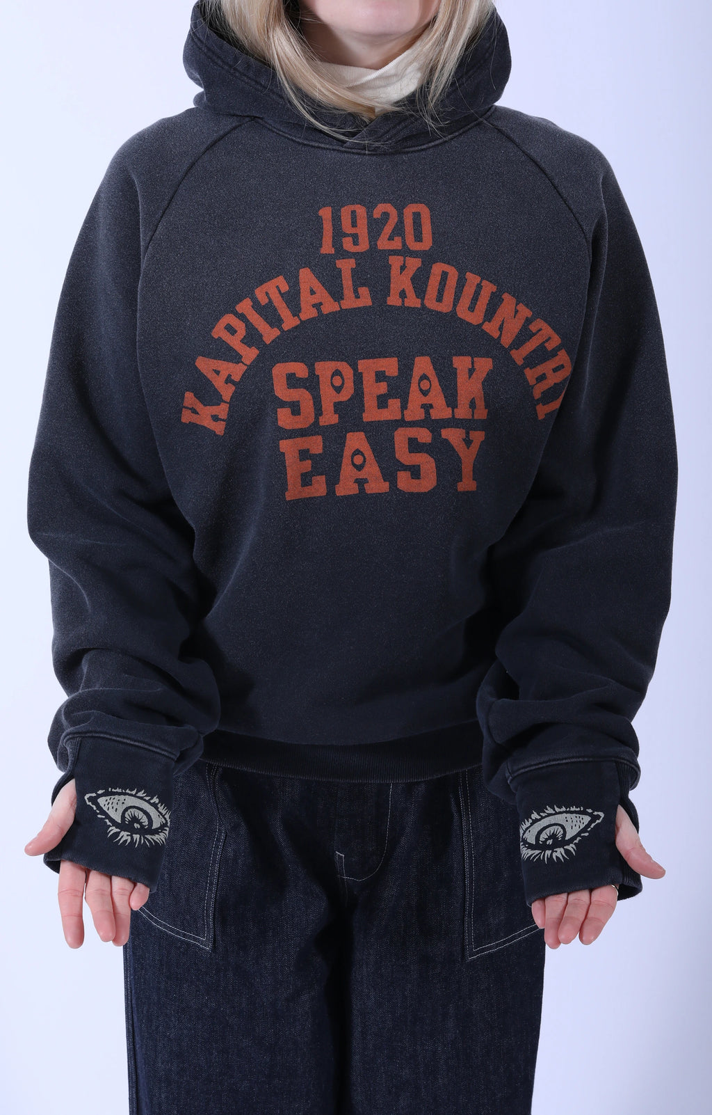 SWT Knit Raglan Hoodie (SPEAKEASY College) Black