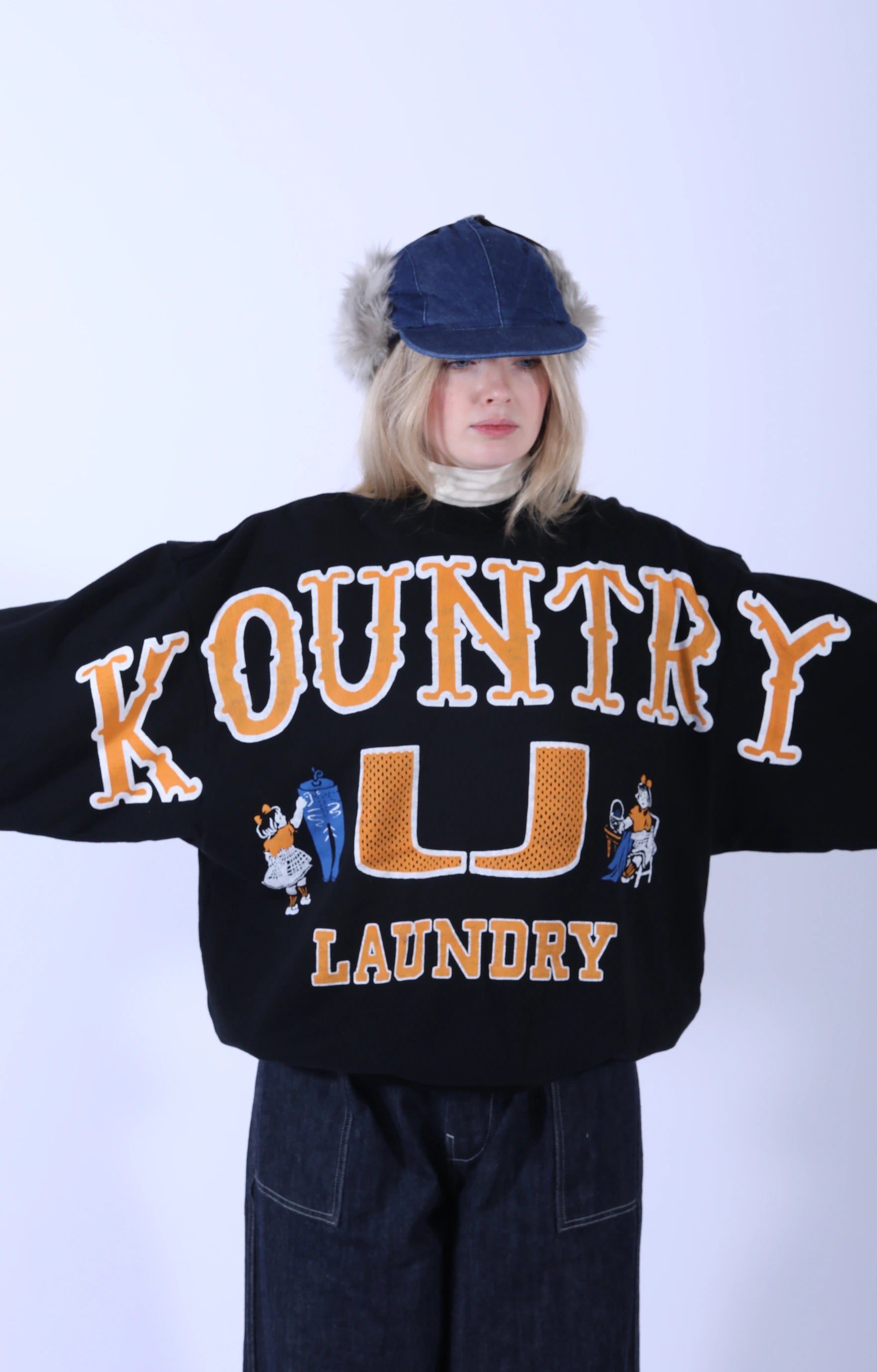 Knit BIG SWT (BIG KOUNTRY) Black