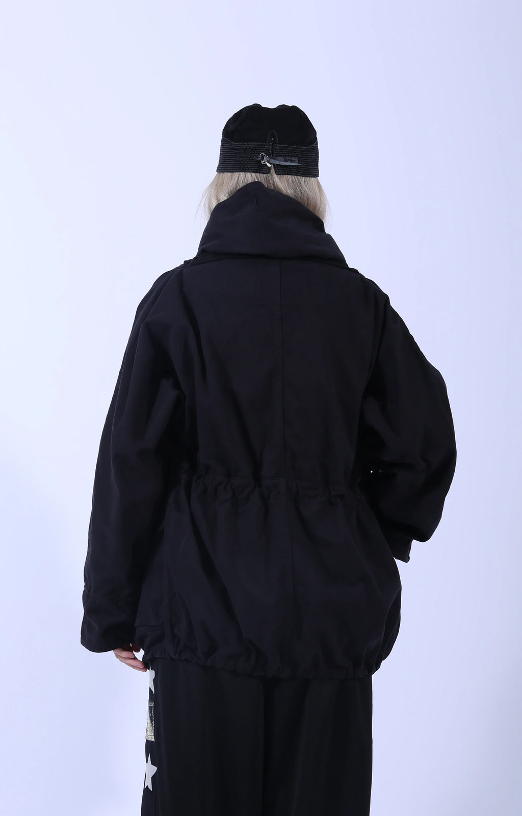 Katsuragi Cotton RING Coat Black