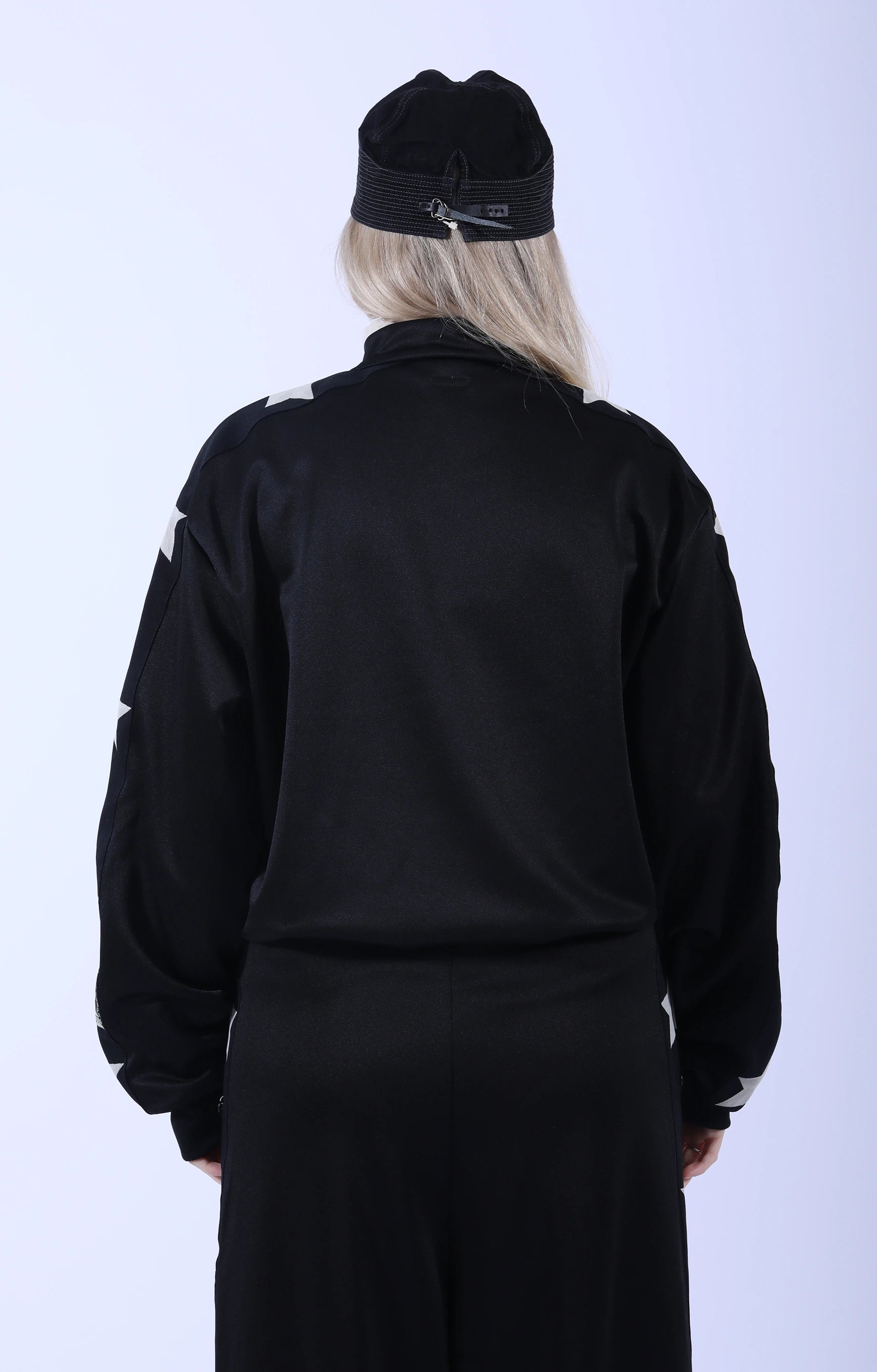 Smooth Jersey Standman Track Jkt Black