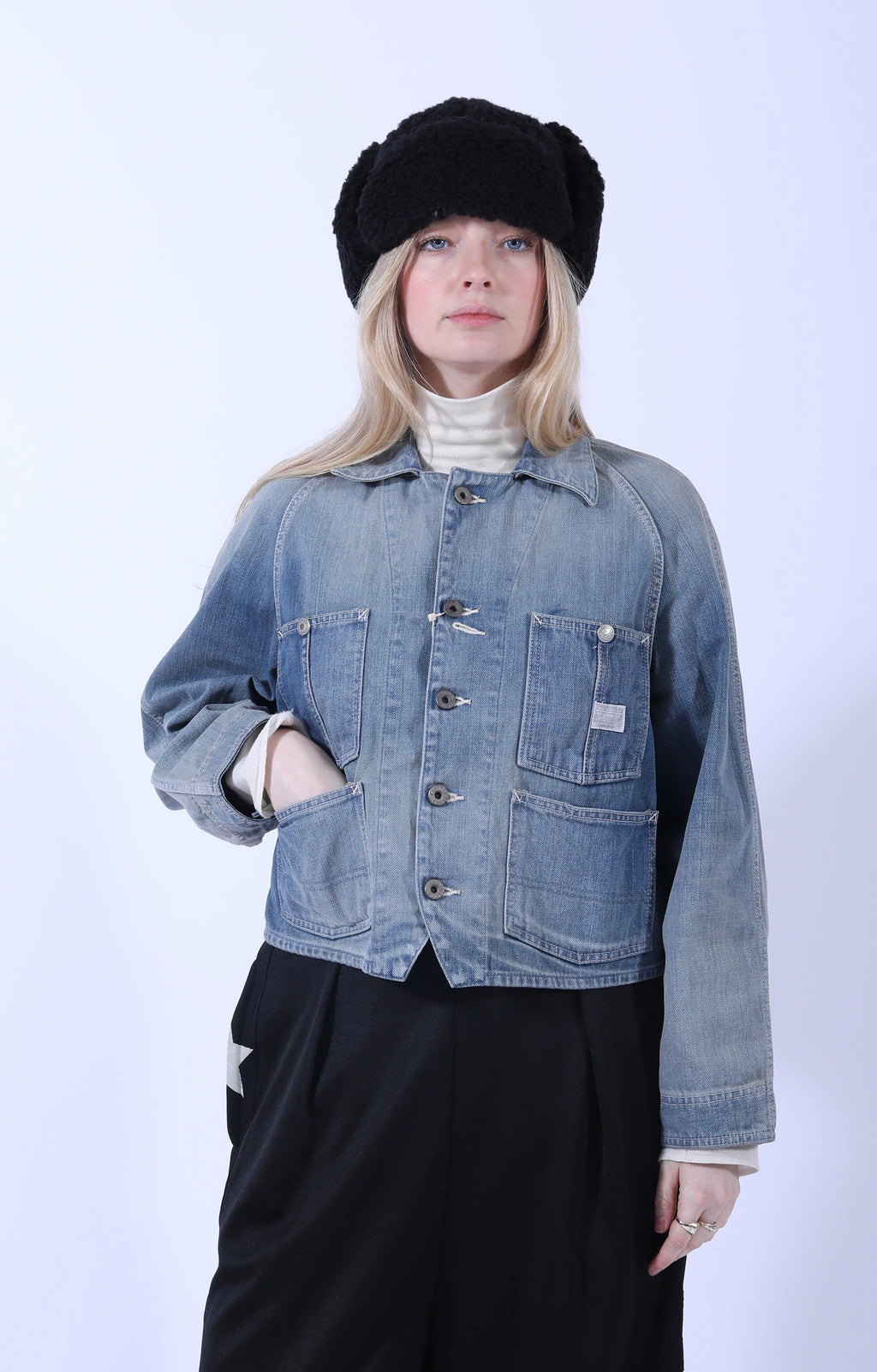 12oz Denim Cropped WINDAY CHOR JKT