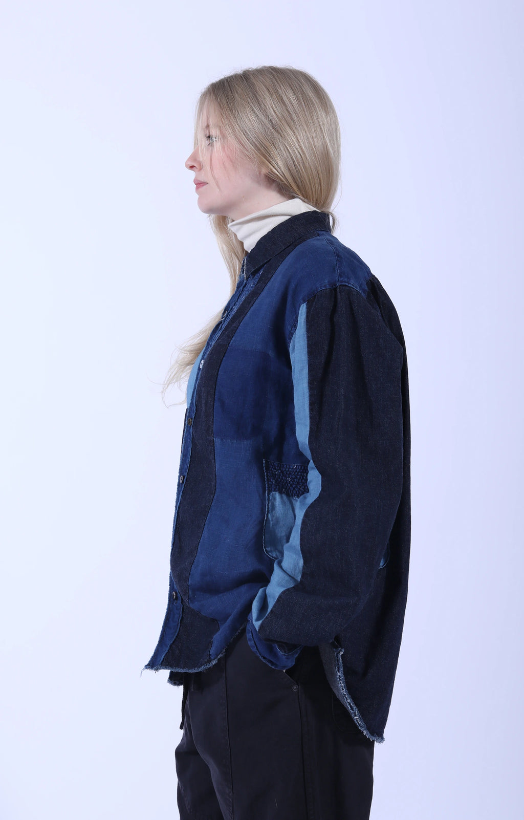 Cotton x Linen IDG KATMANDU Shirt Indigo