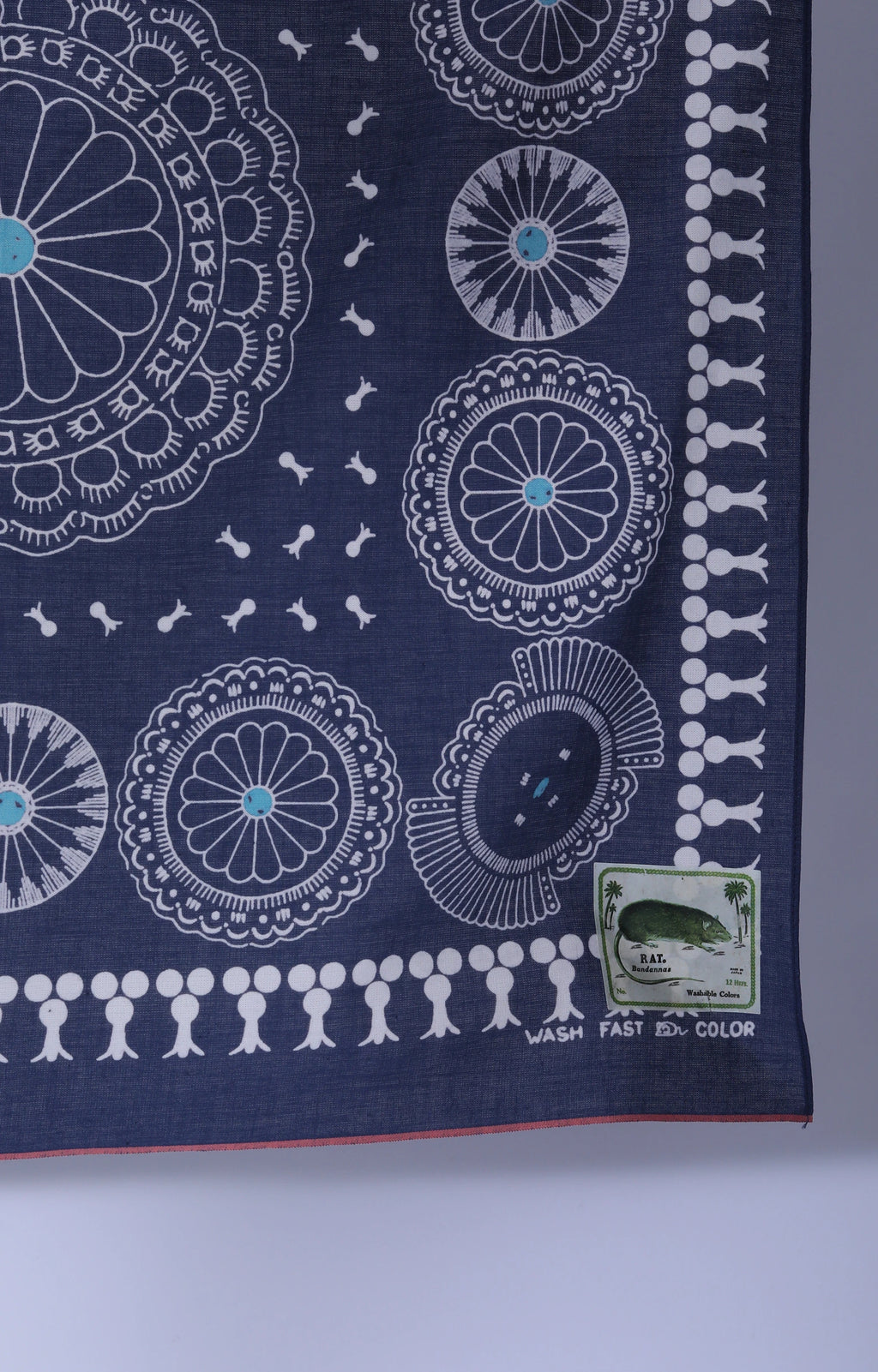 Fastcolor Selvedge Bandana (Concho) Navy