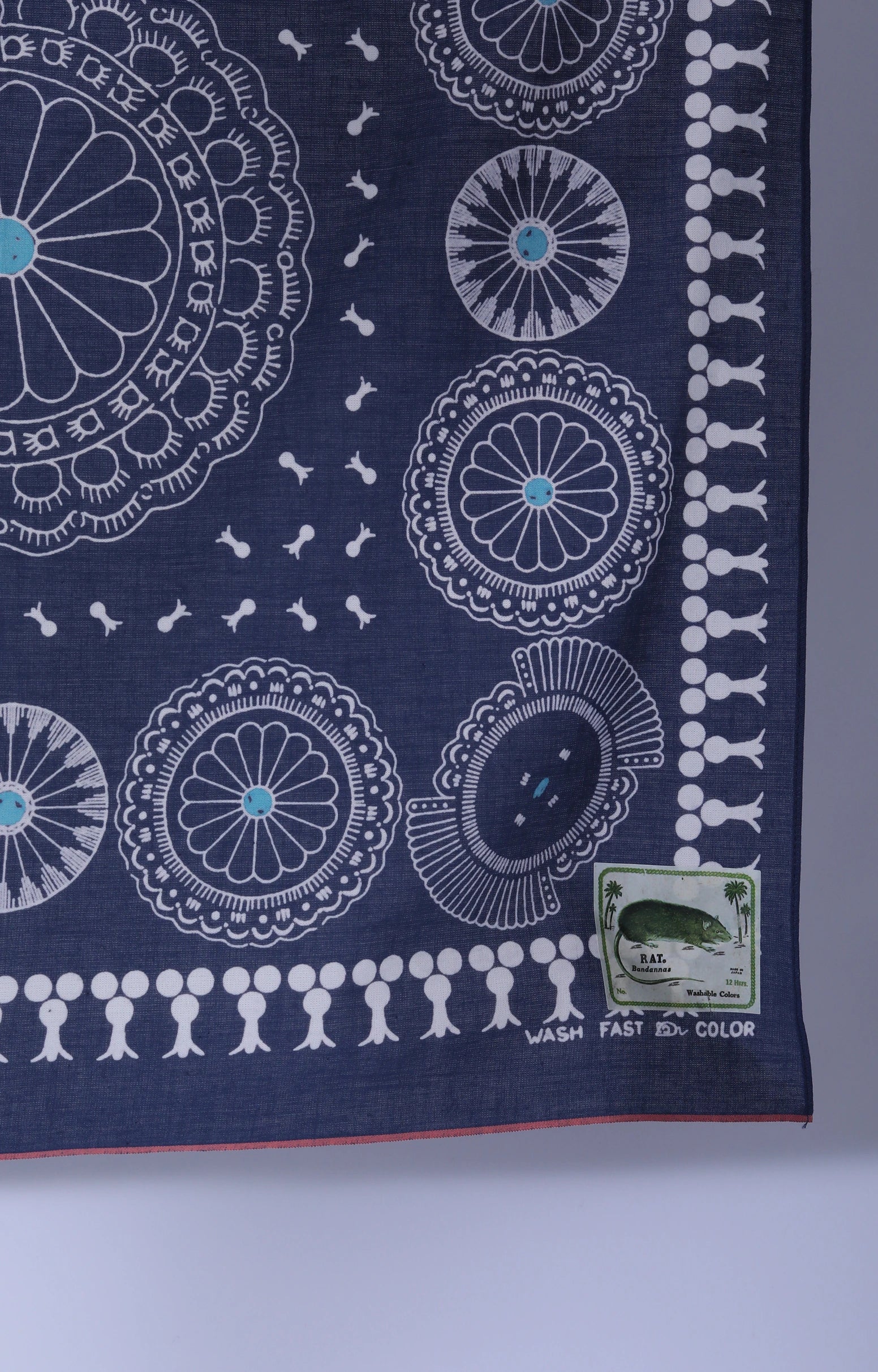 Fastcolor Selvedge Bandana (Concho) Navy