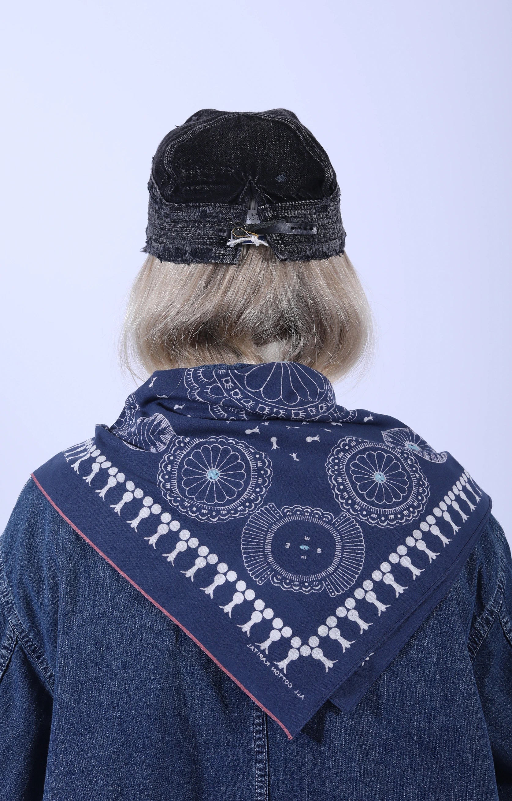 Fastcolor Selvedge Bandana (Concho) Navy