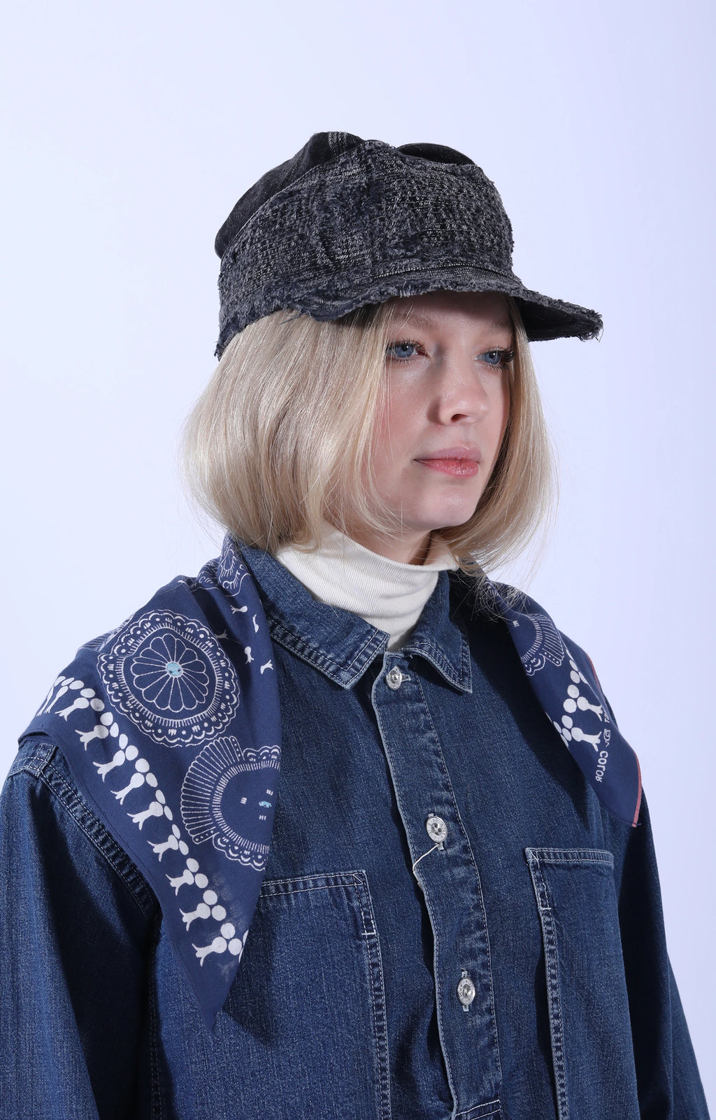 Fastcolor Selvedge Bandana (Concho) Navy