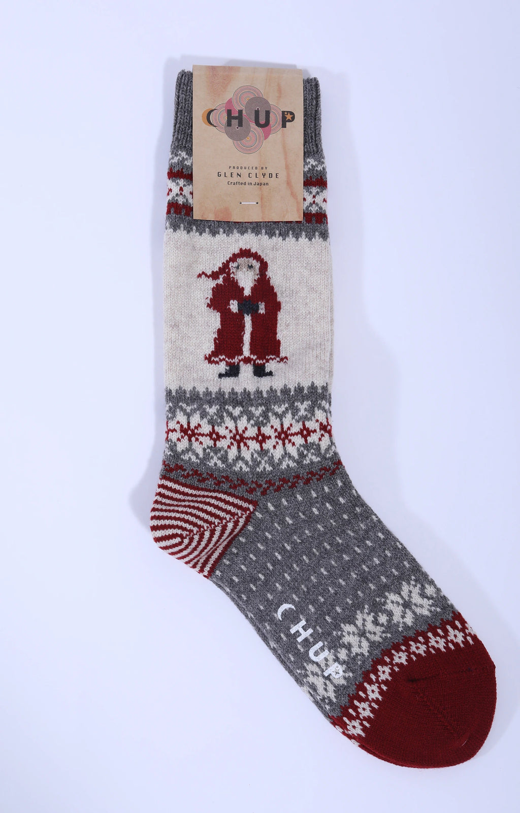 Santa Socks Grey