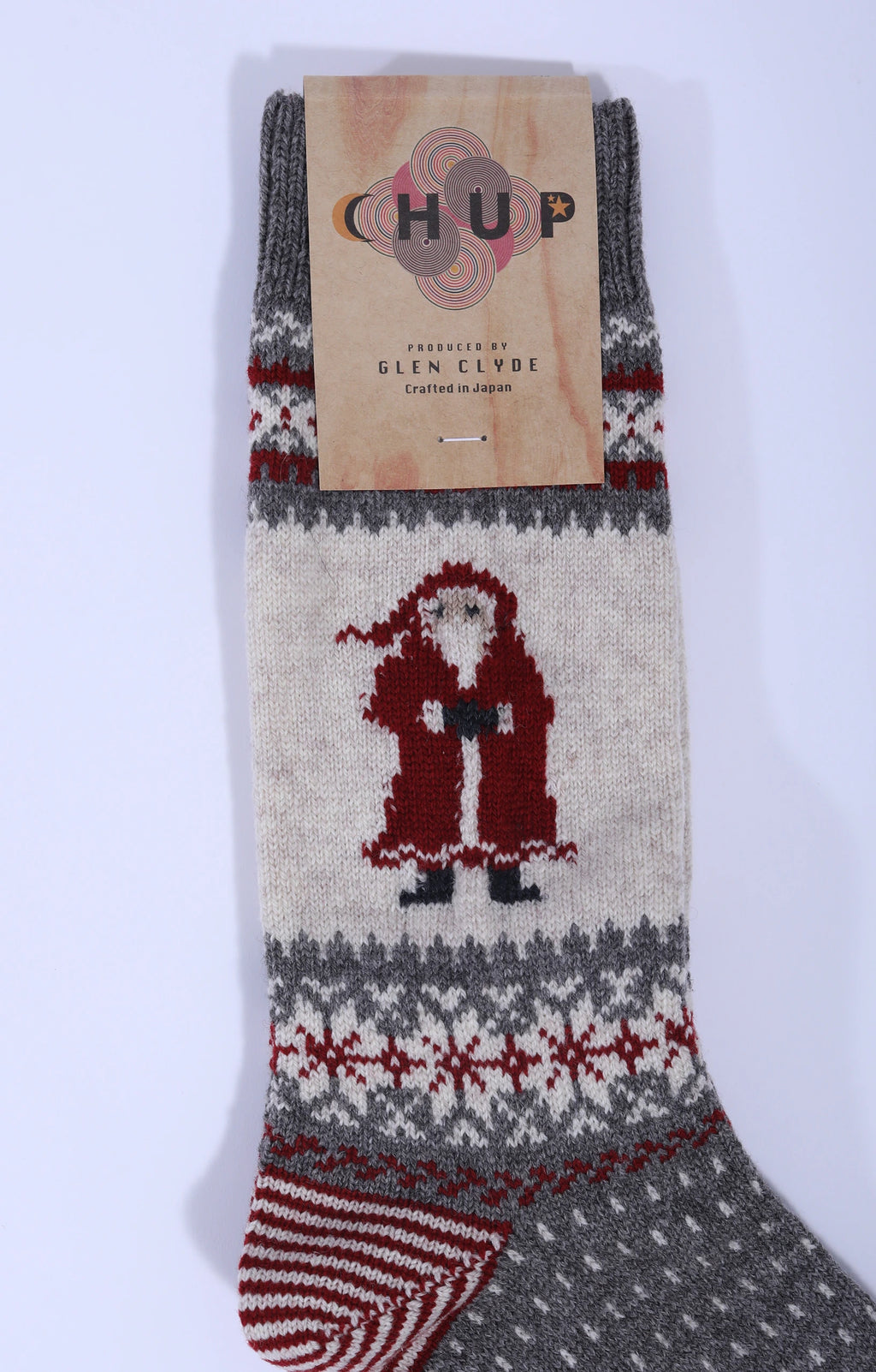 Santa Socks Grey