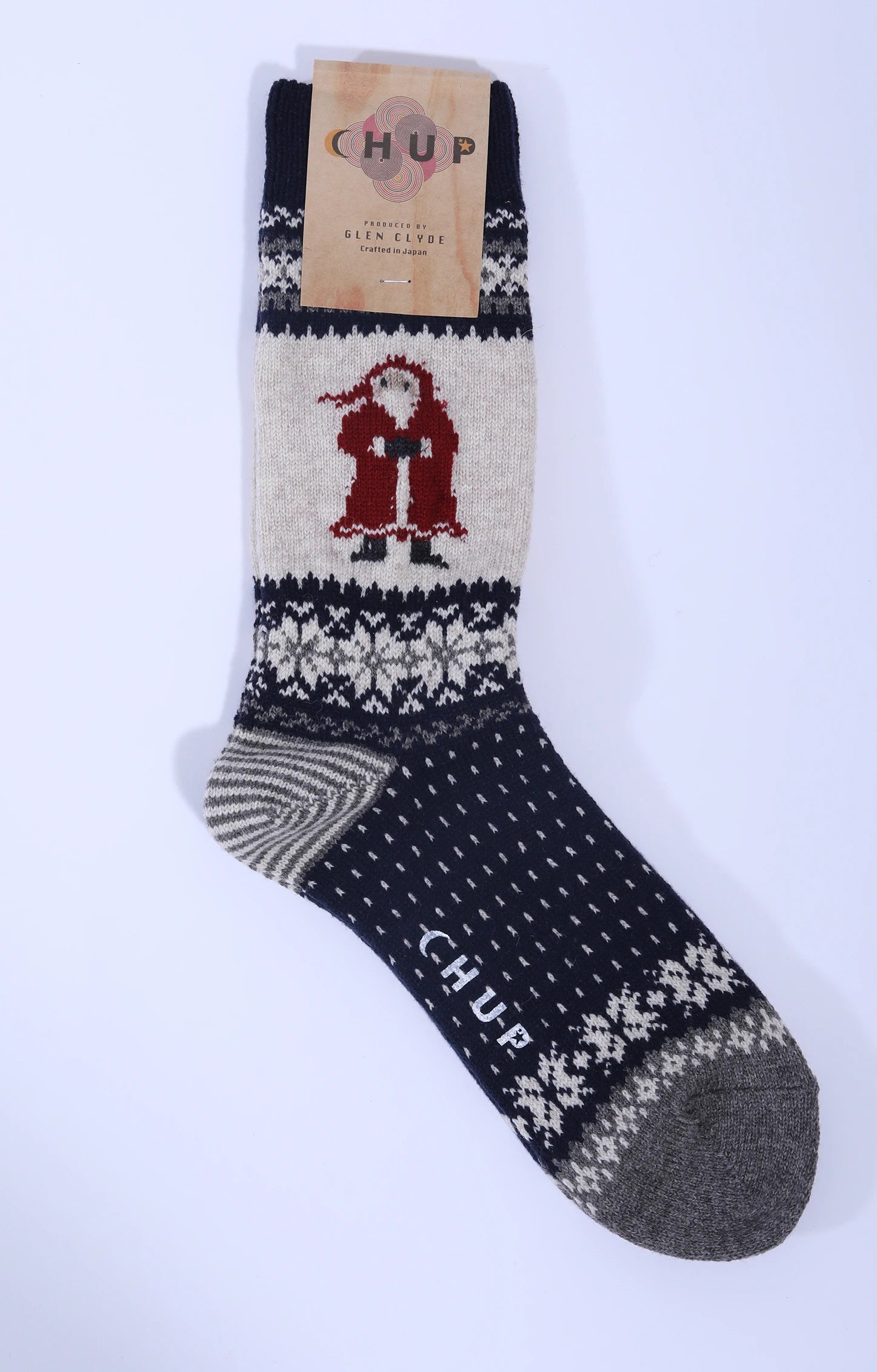 Santa Socks Blue