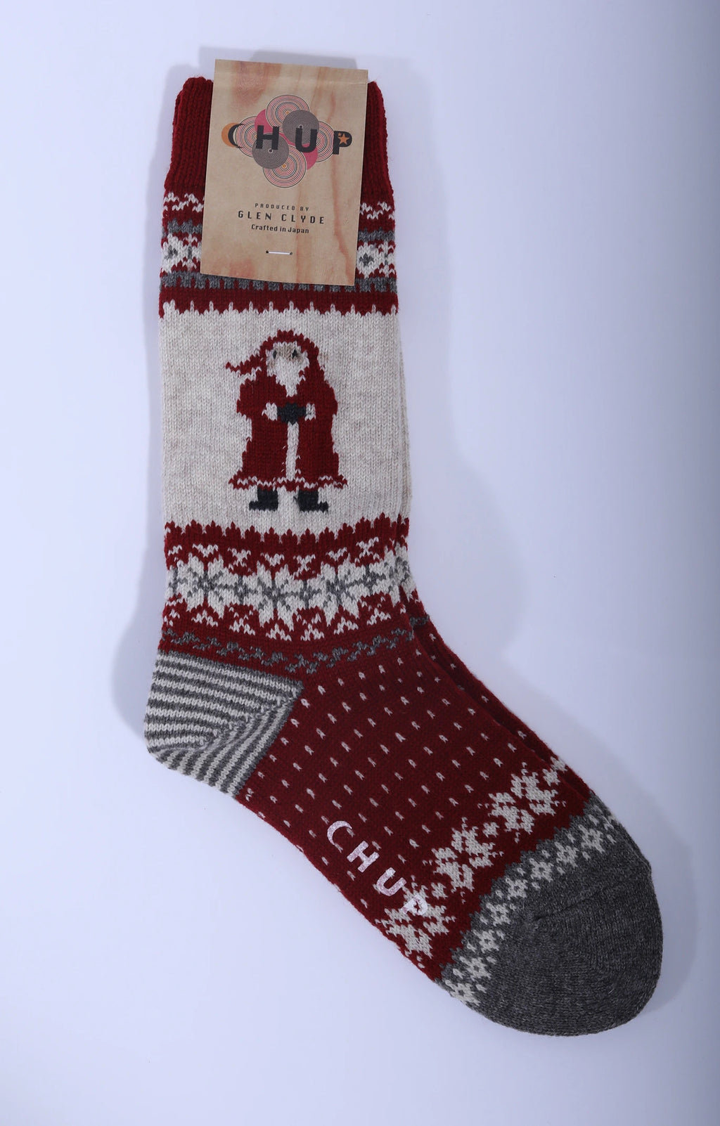 Santa Socks Red
