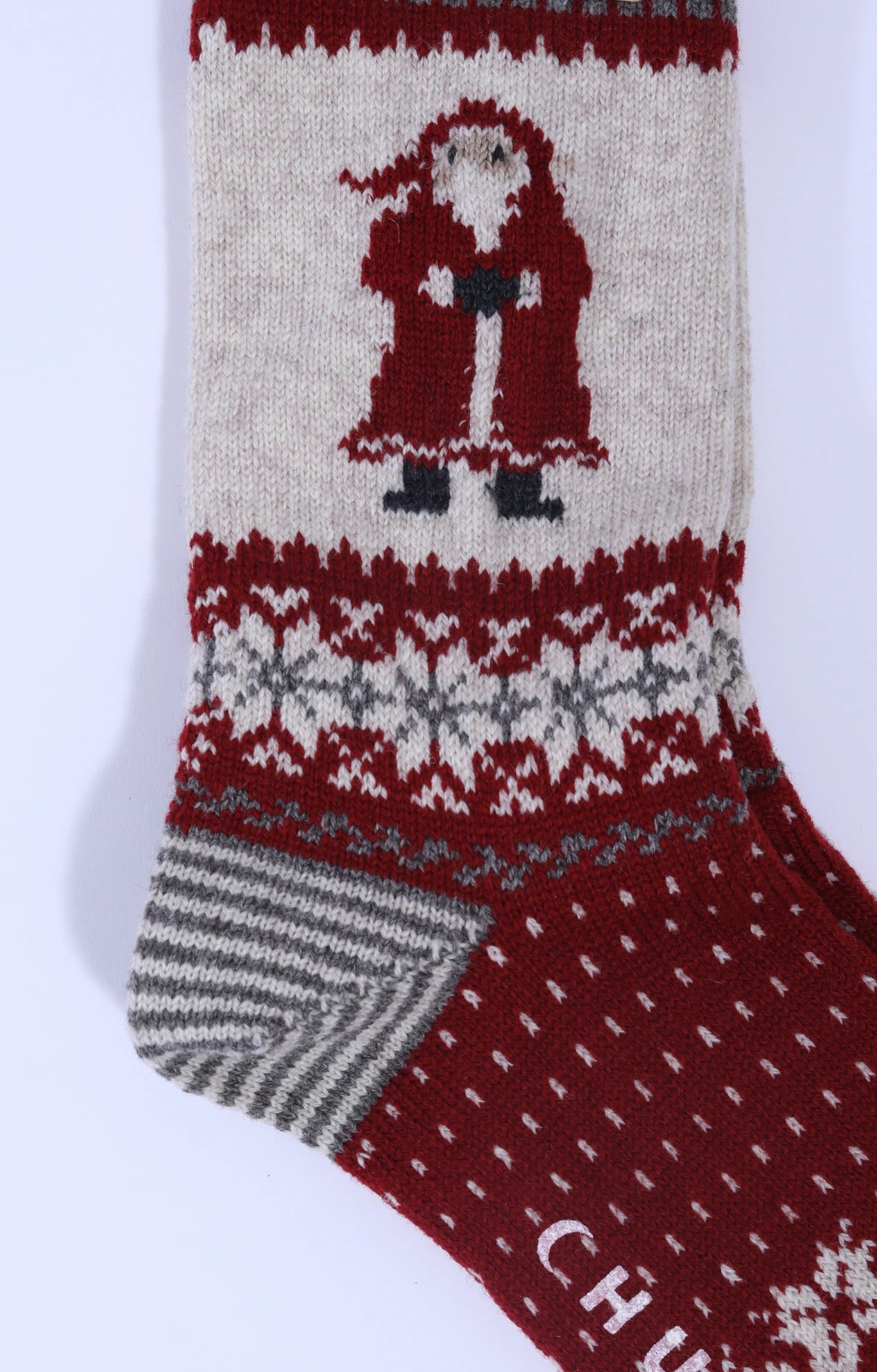 Santa Socks Red