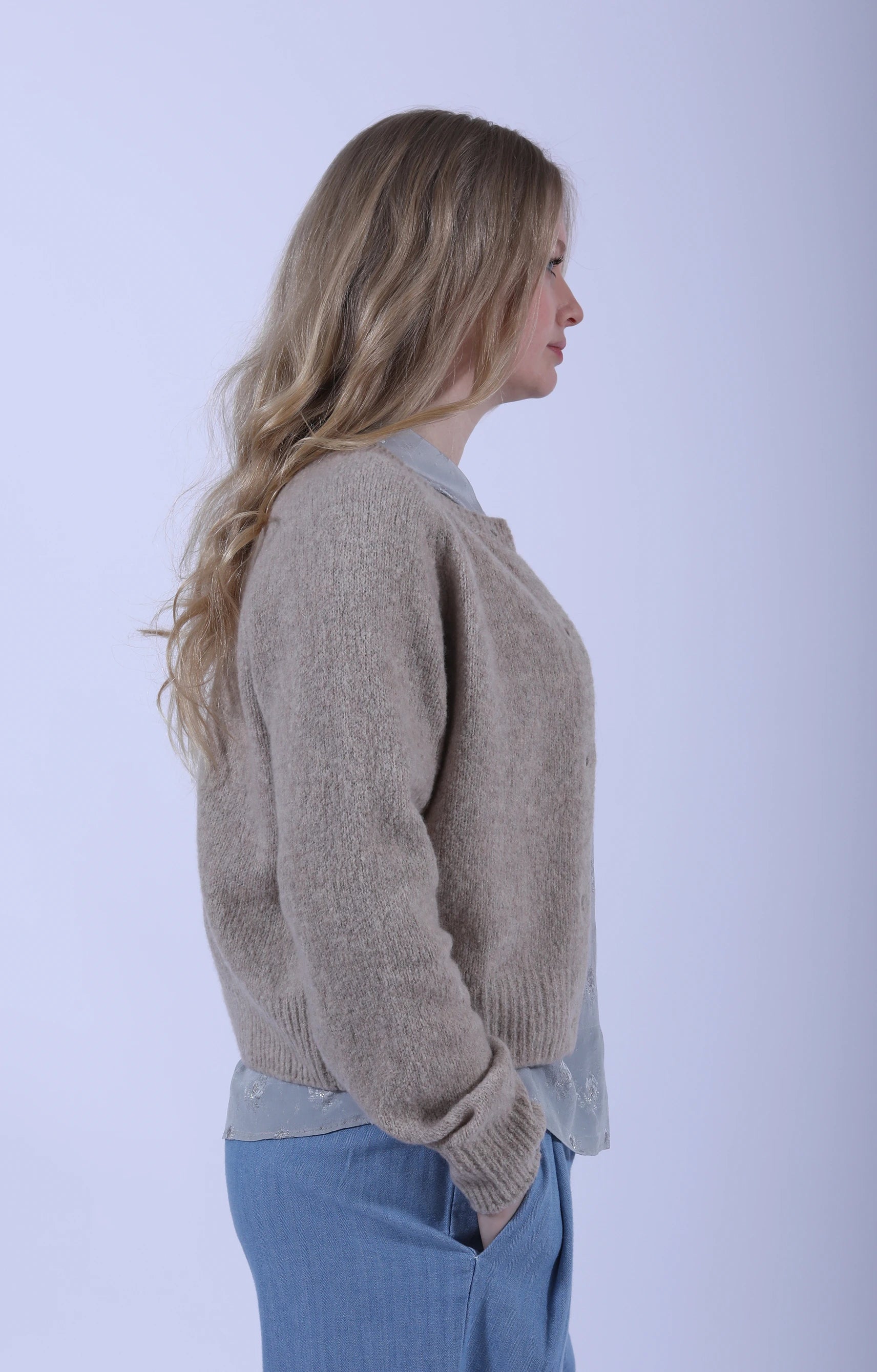 Nahele Cardigan Sand