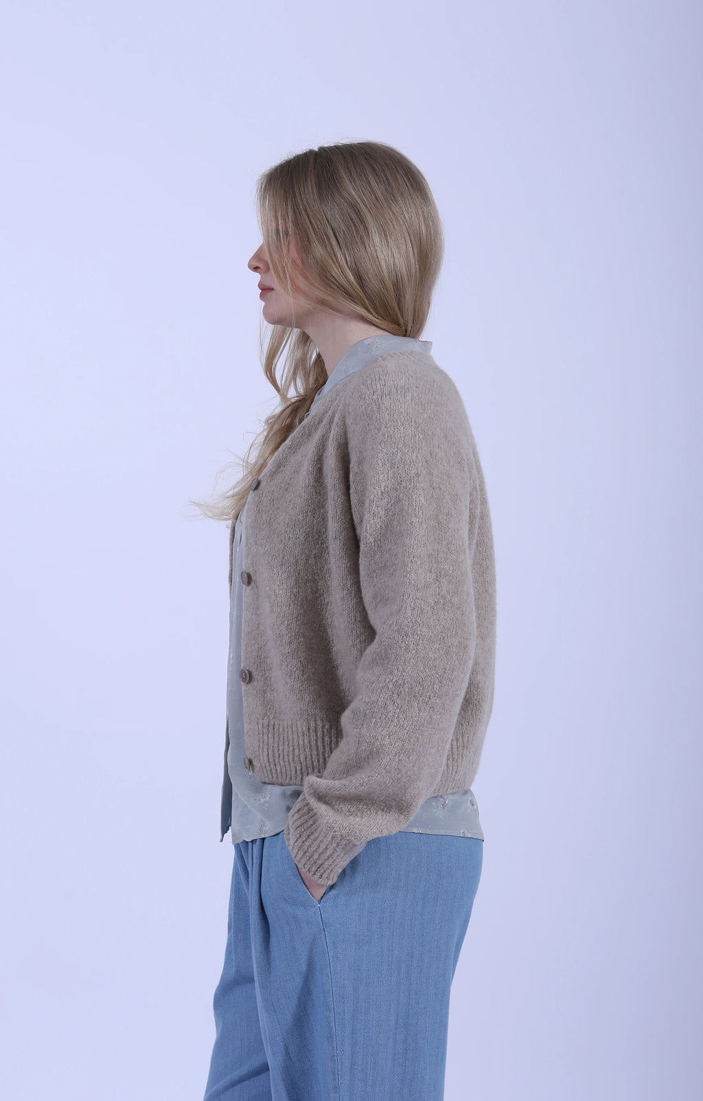 Nahele Cardigan Sand