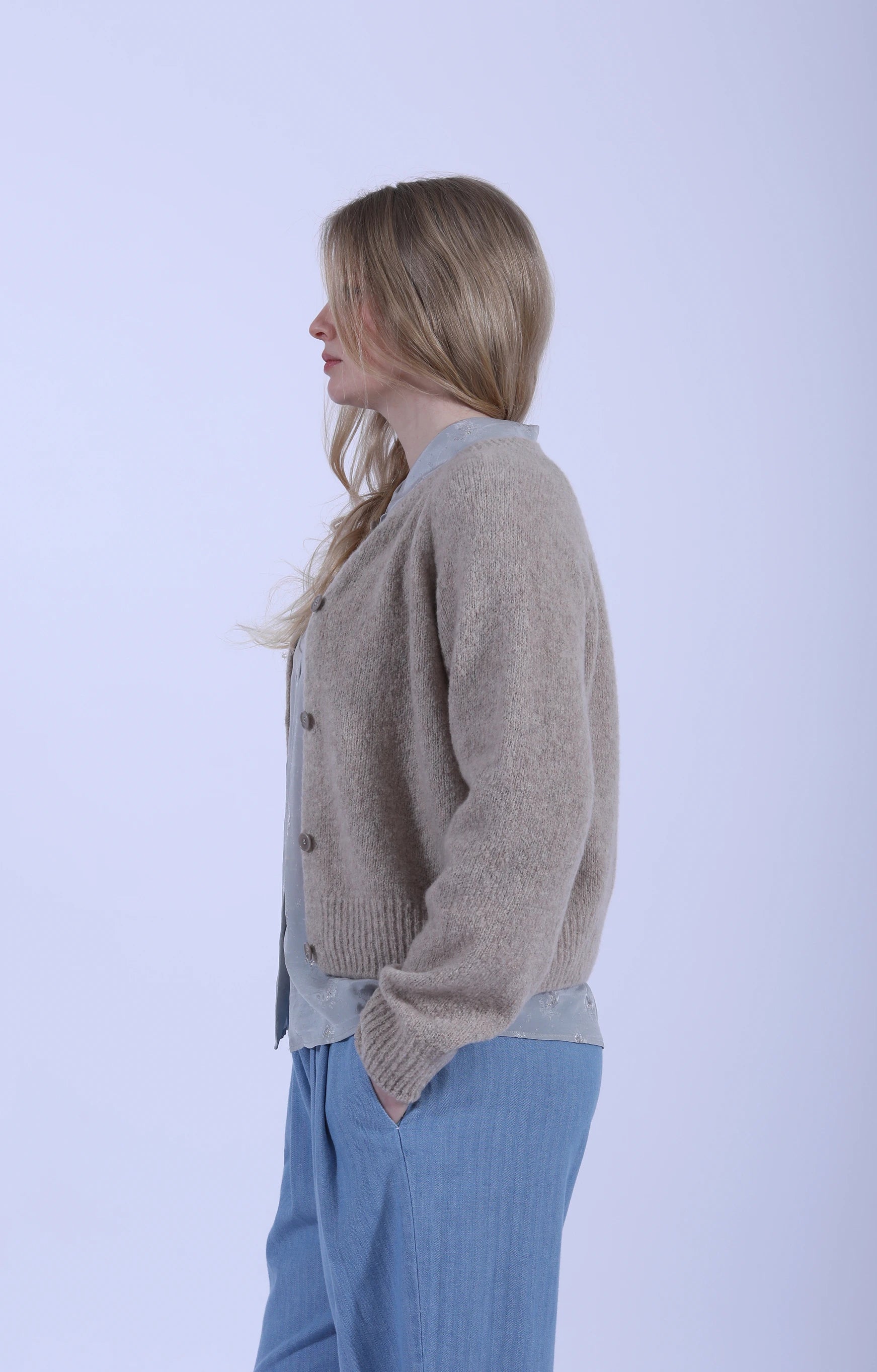 Nahele Cardigan Sand