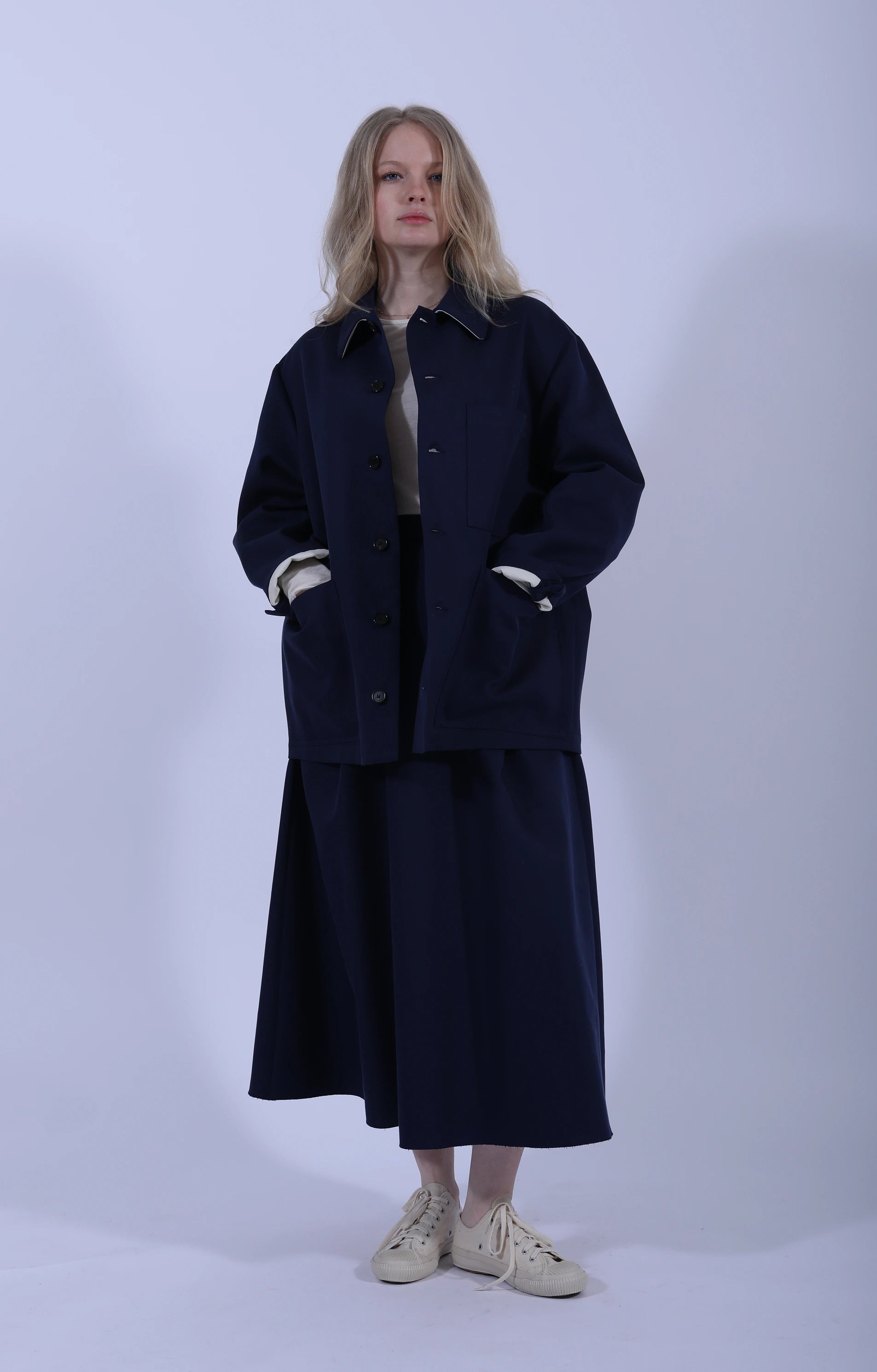 Maia Coat Navy