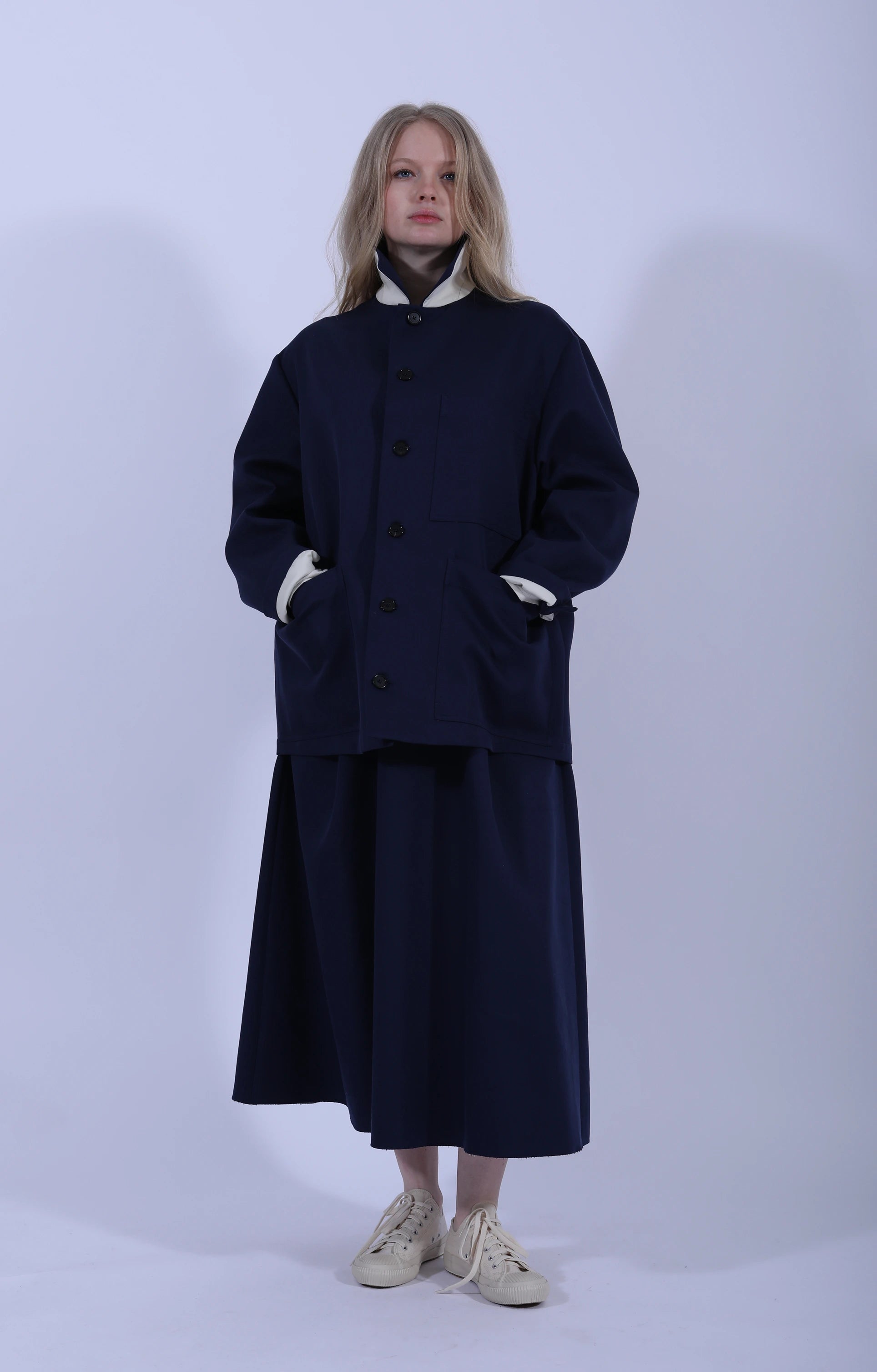Maia Coat Navy