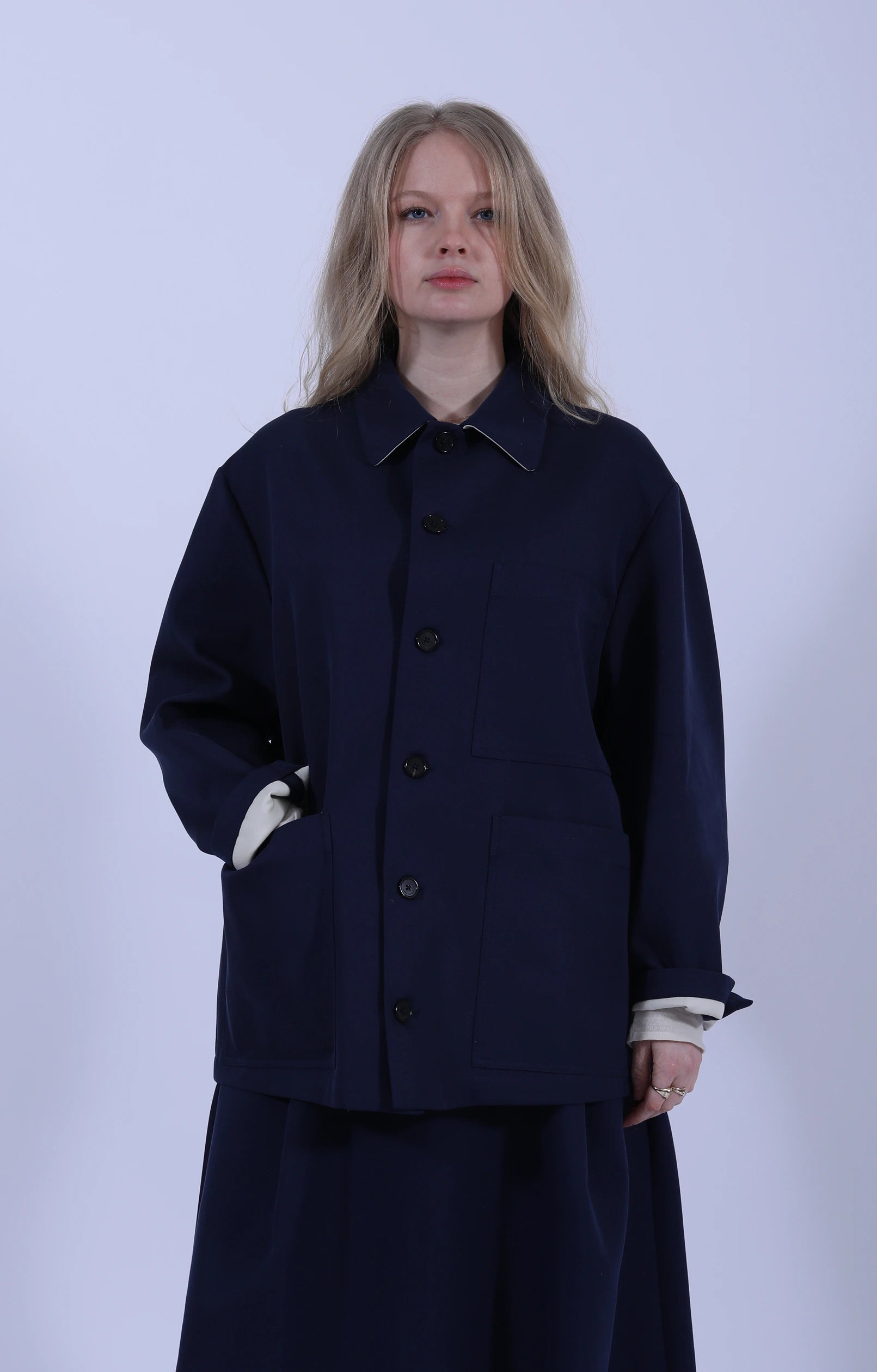 Maia Coat Navy
