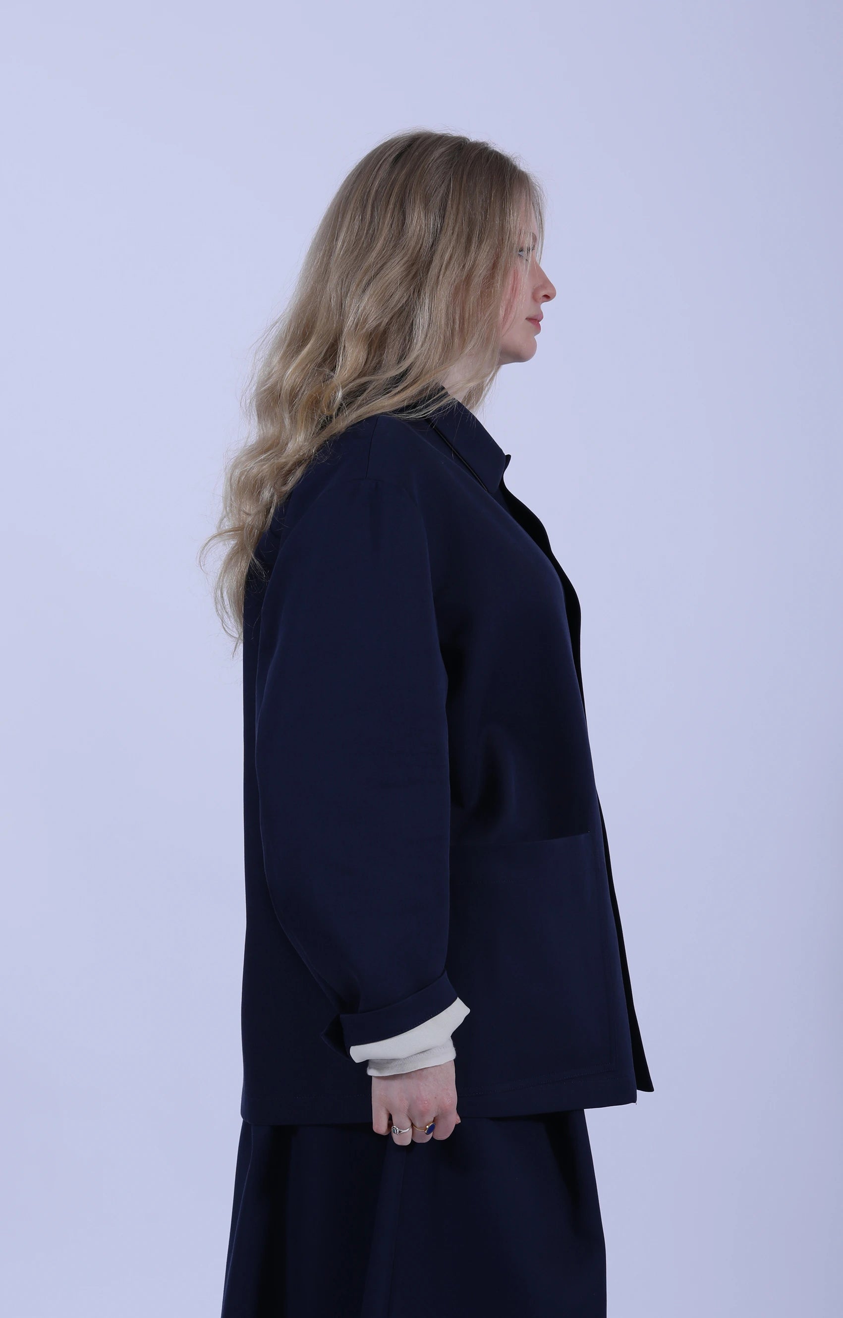 Maia Coat Navy