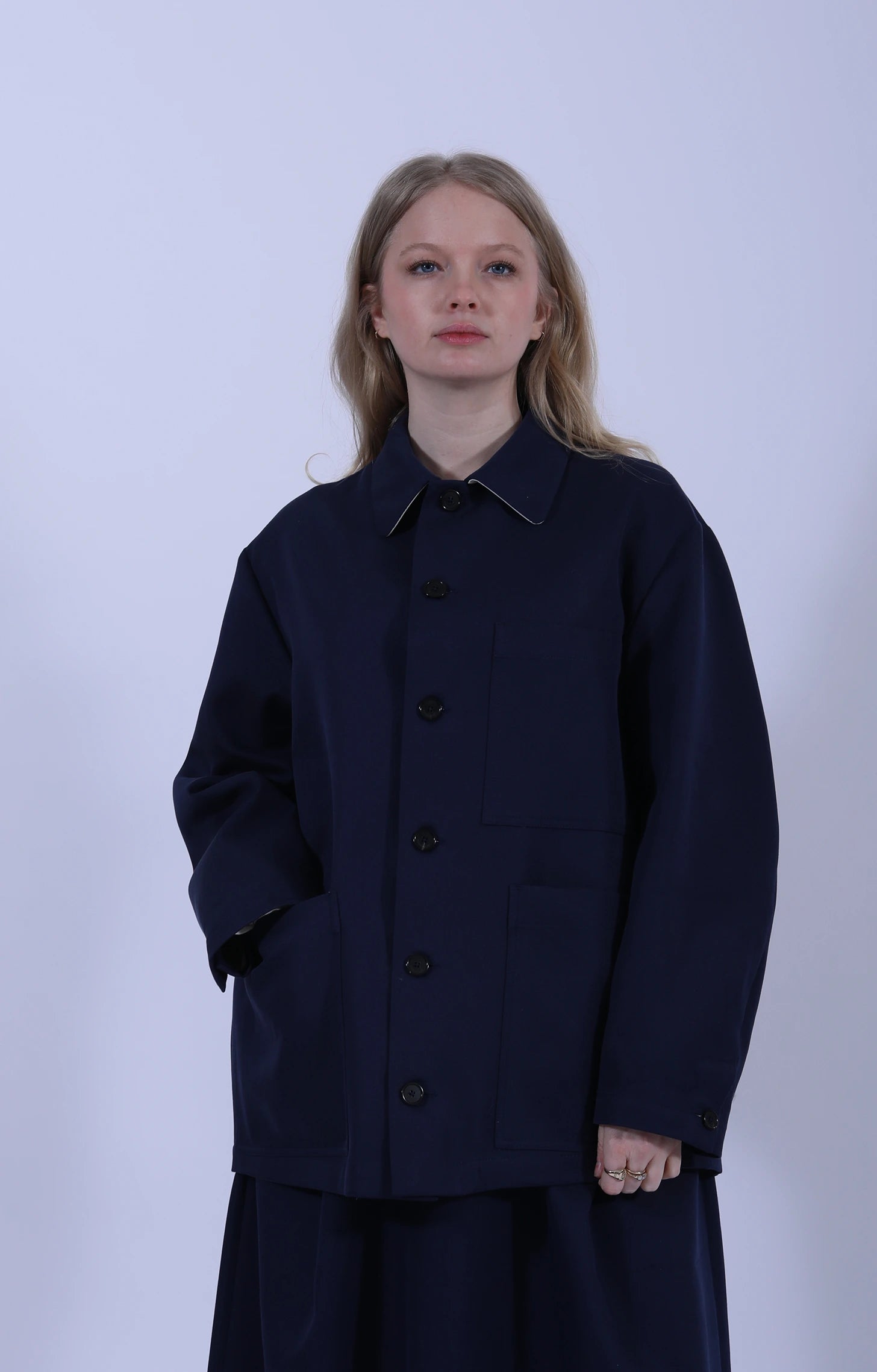 Maia Coat Navy