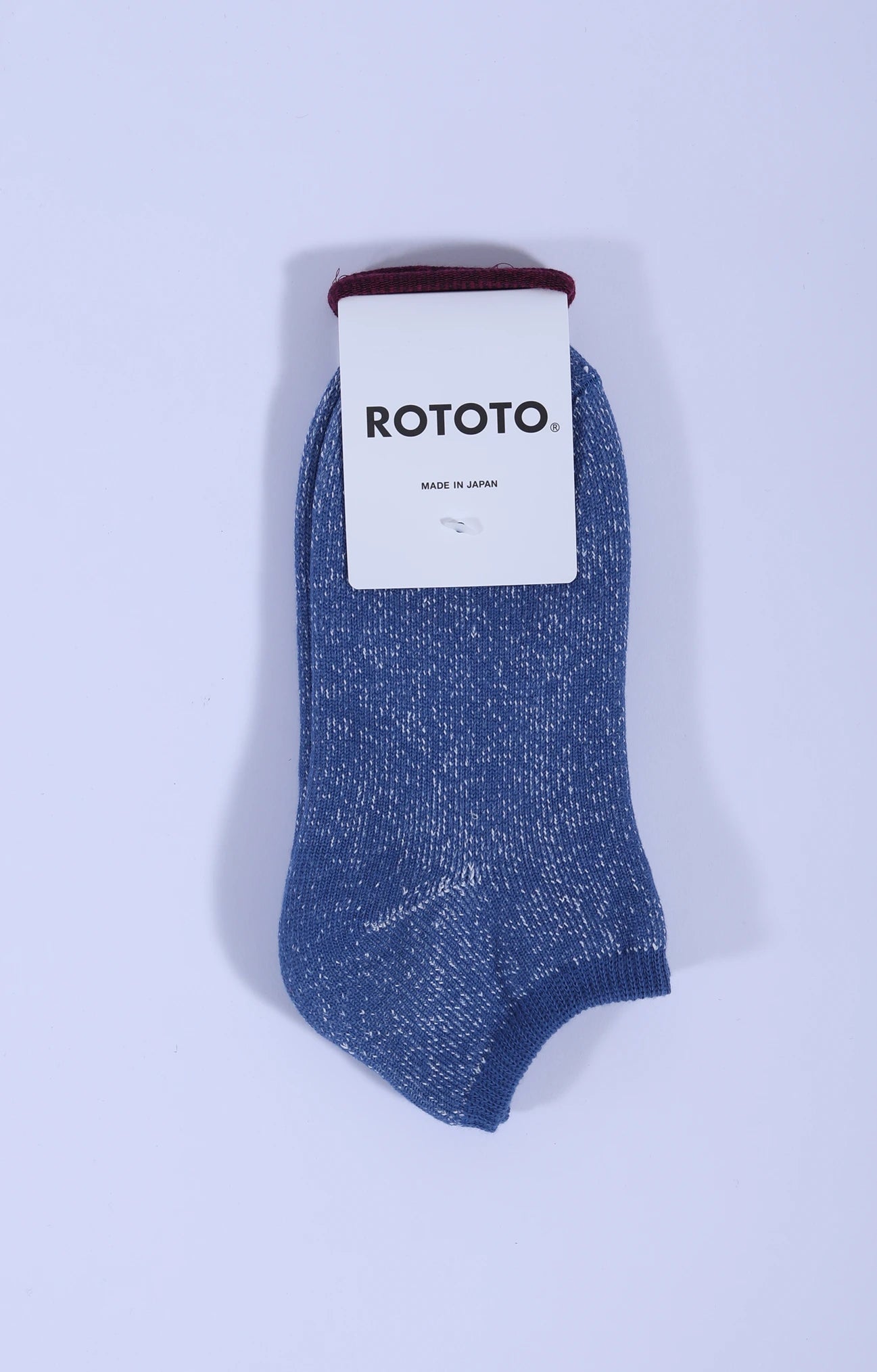 Washi Pile Short Sock Blue