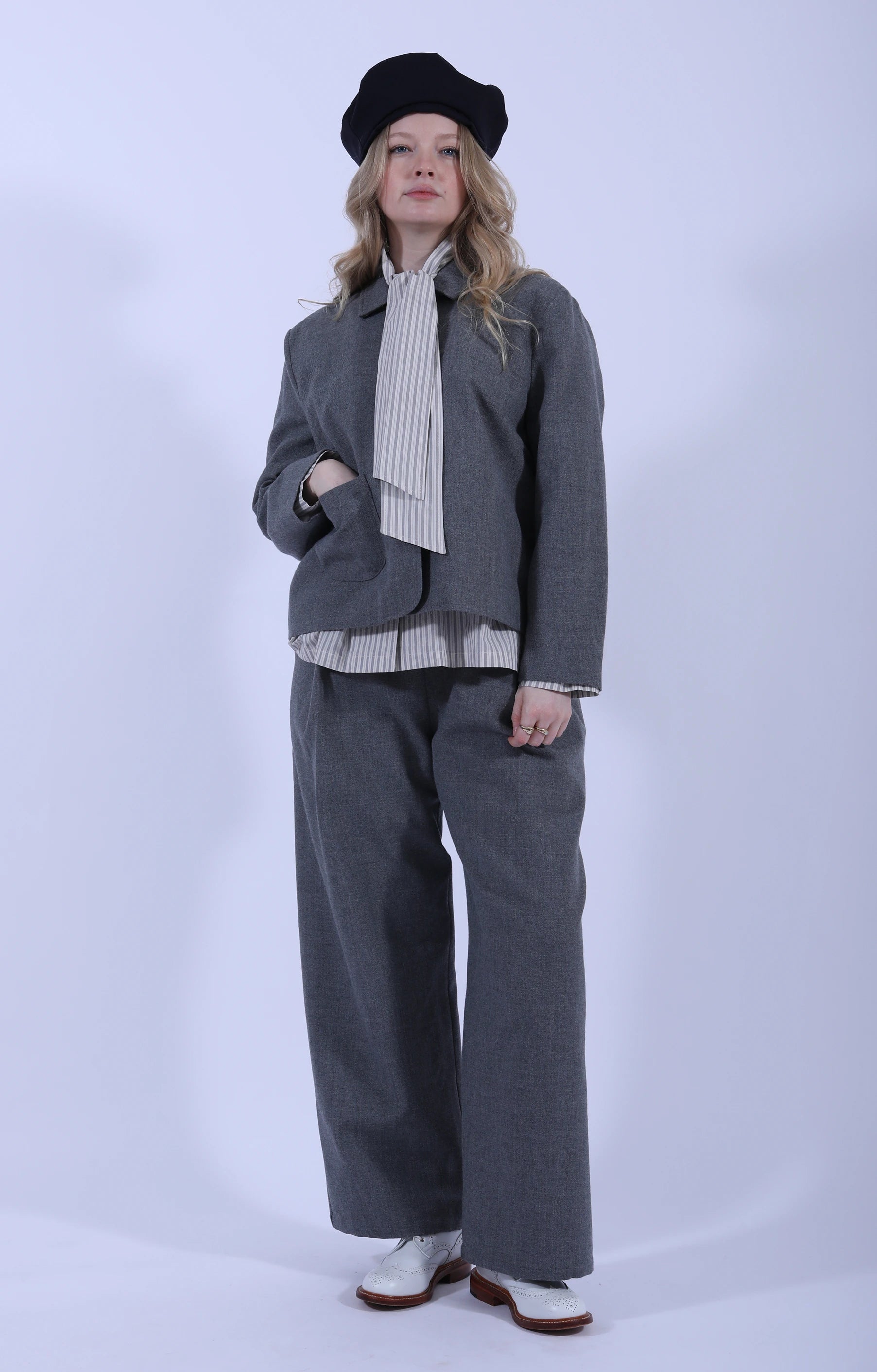 Georgia Trouser Light Grey