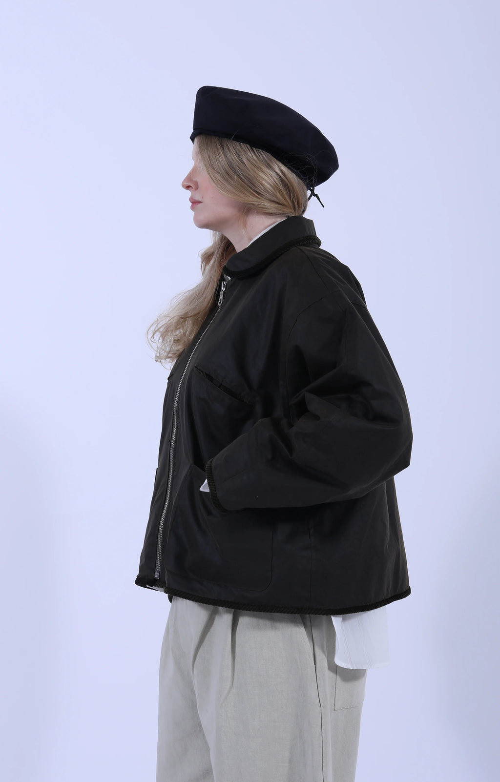 British Oilskin Flying Jacket Olive