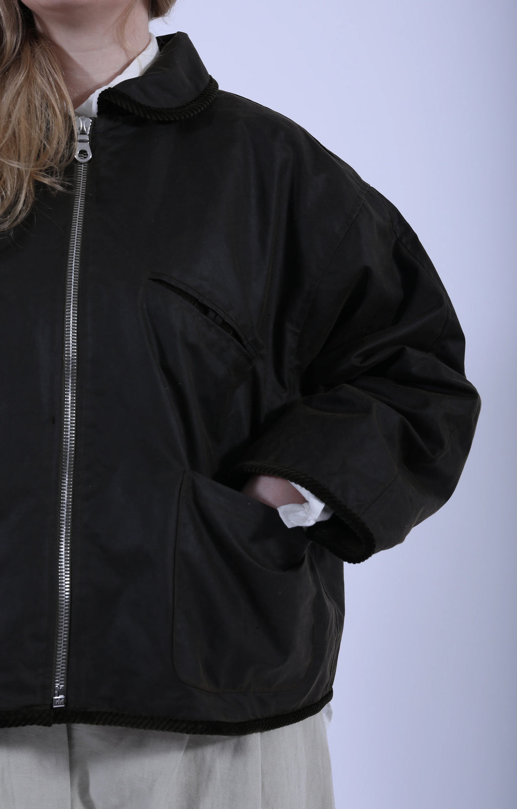 British Oilskin Flying Jacket Olive