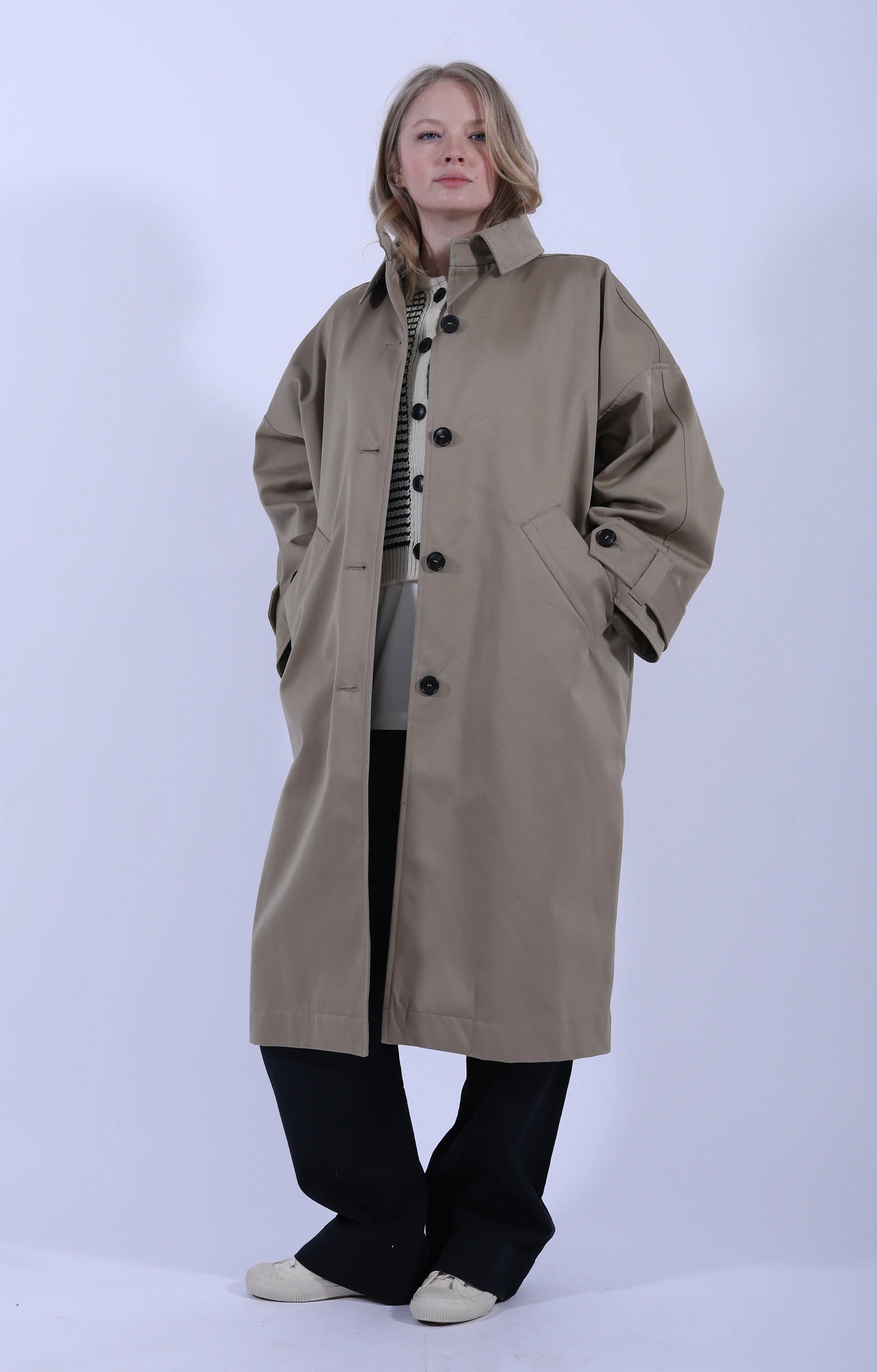 Jo Coat Classic Khaki