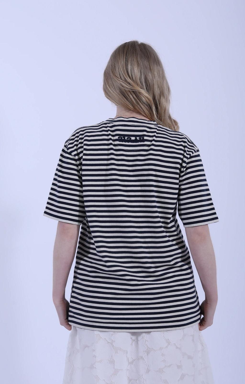Lui Circular Striped Tee Mix Night