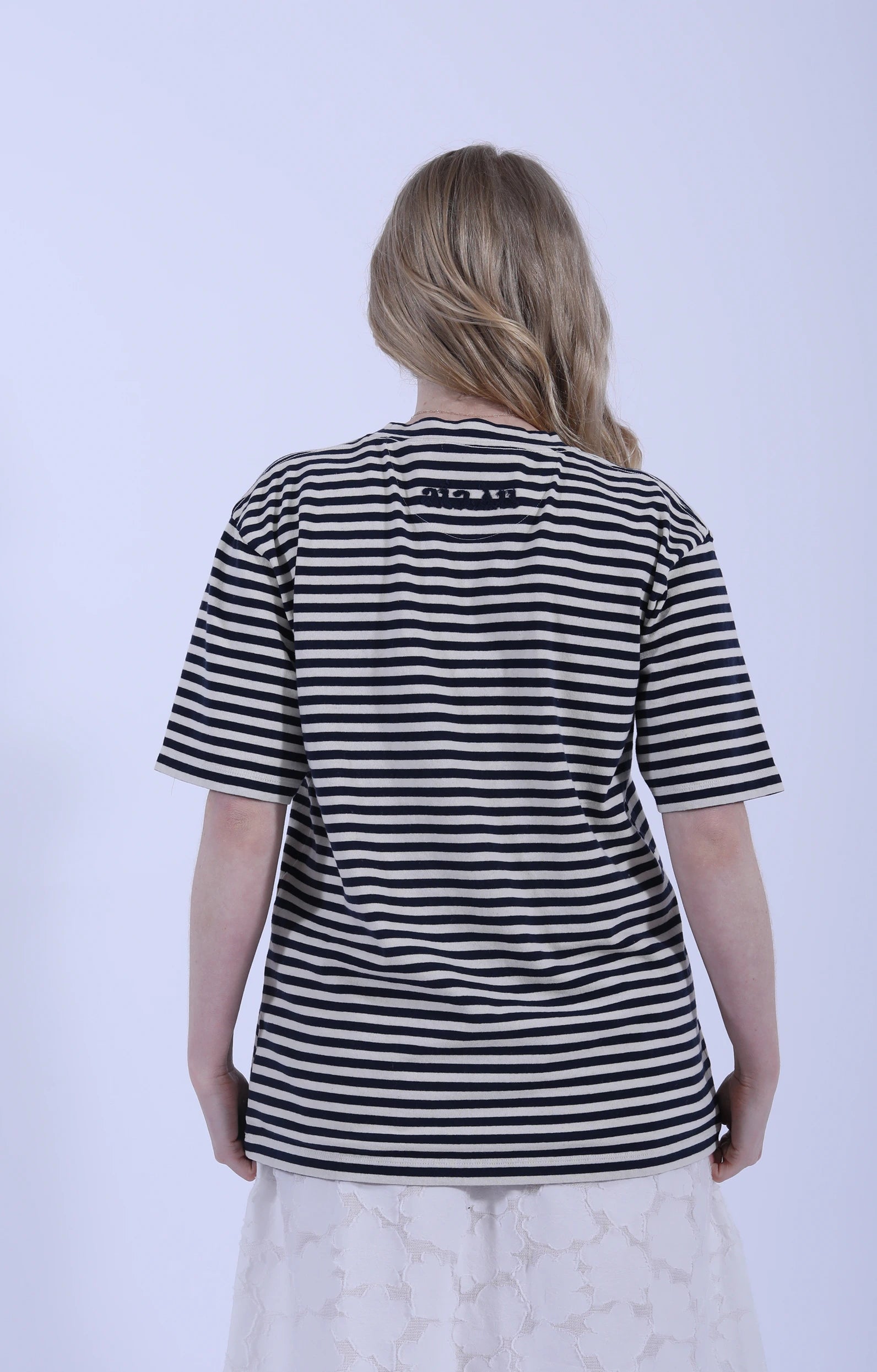 Lui Circular Striped Tee Mix Night
