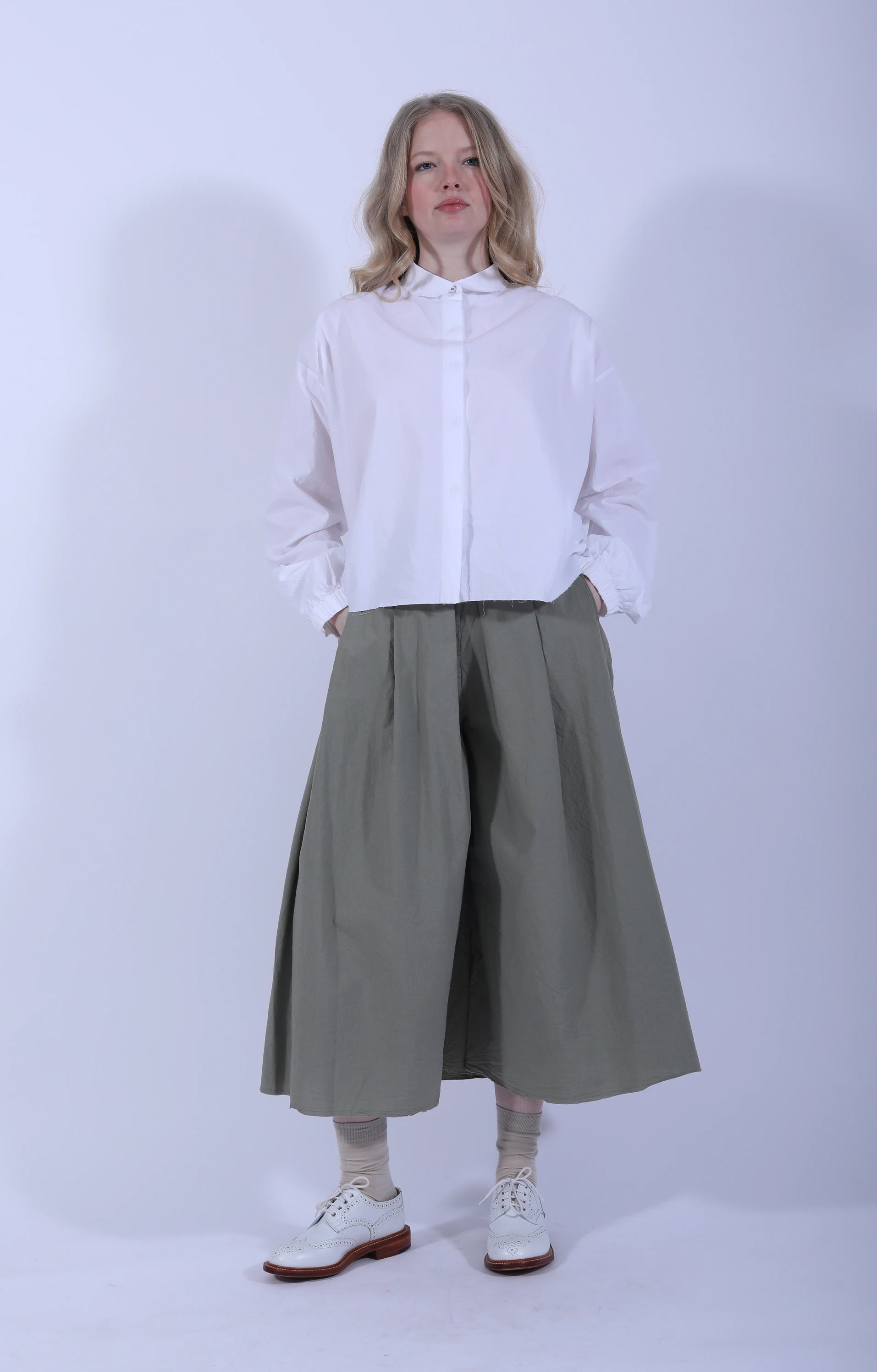 Paisley Skirt/Pants Khaki
