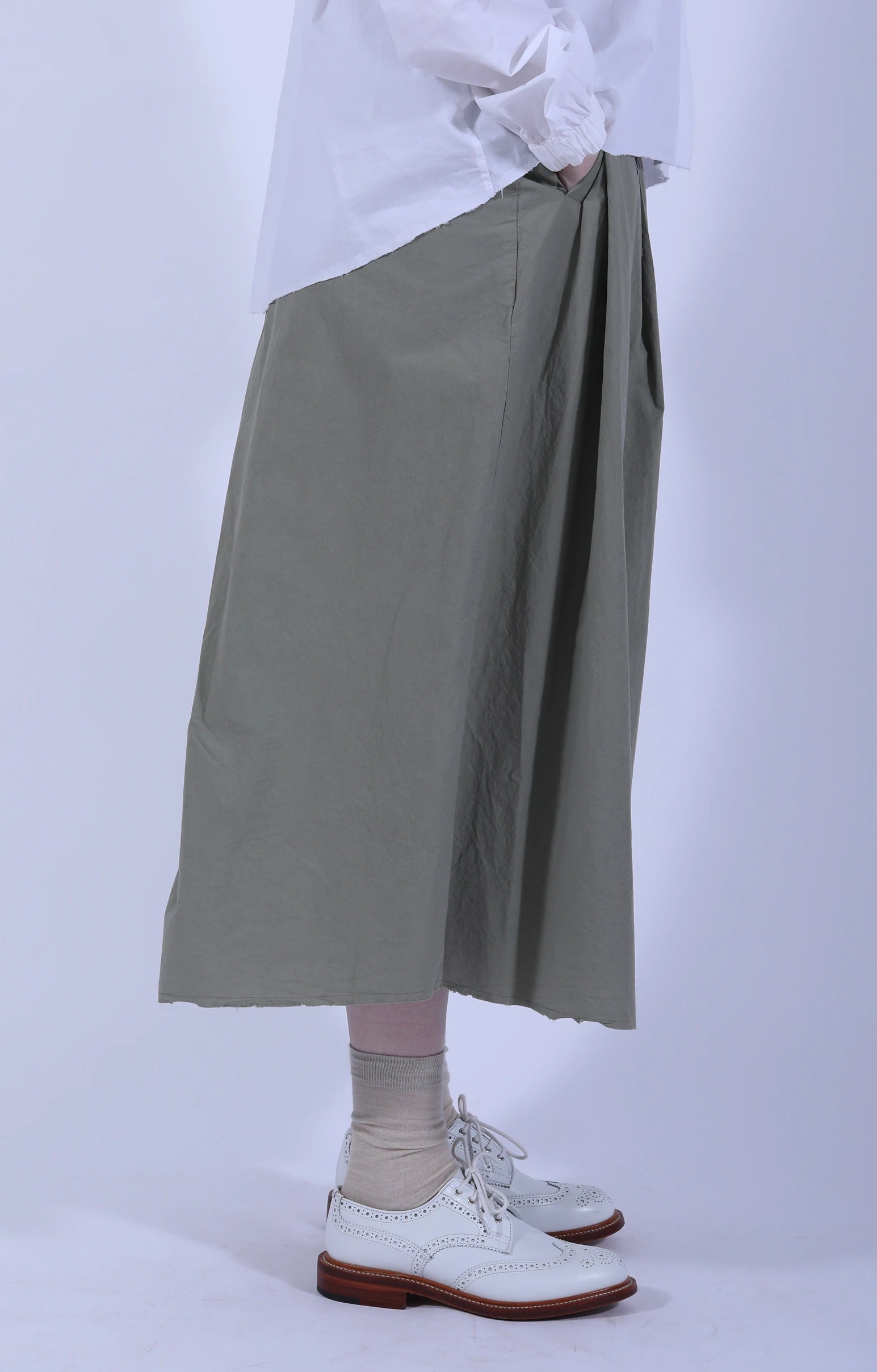 Paisley Skirt/Pants Khaki