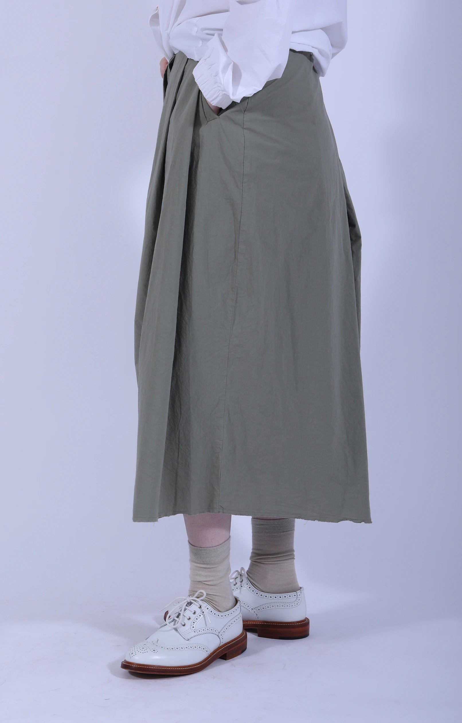 Paisley Skirt/Pants Khaki