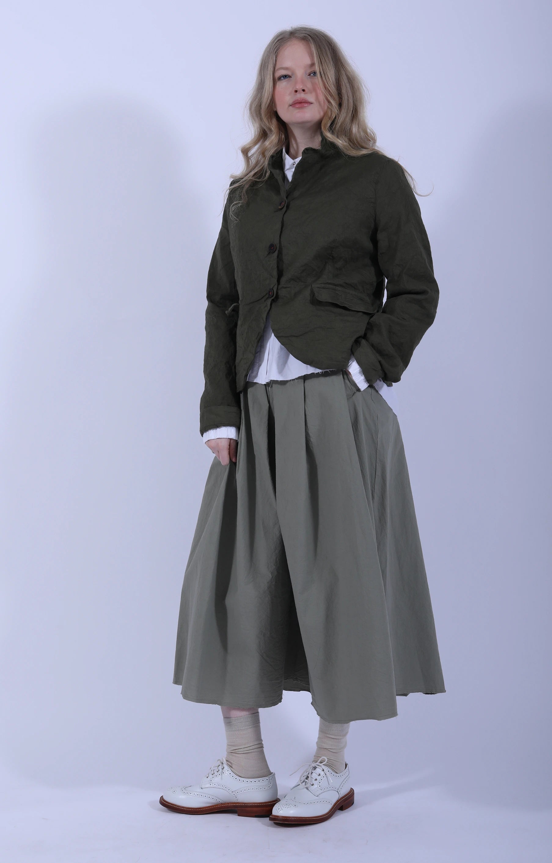 Paisley Skirt/Pants Khaki