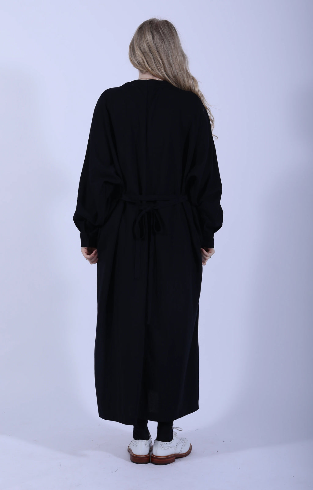Kimono Dress Rayon Navy Blue