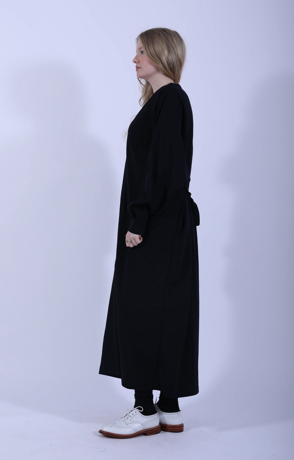 Kimono Dress Rayon Navy Blue