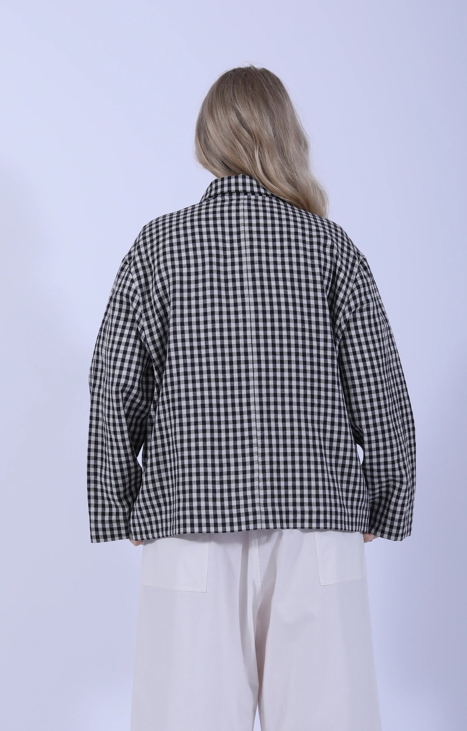 Checked Jacket W/ Pockets