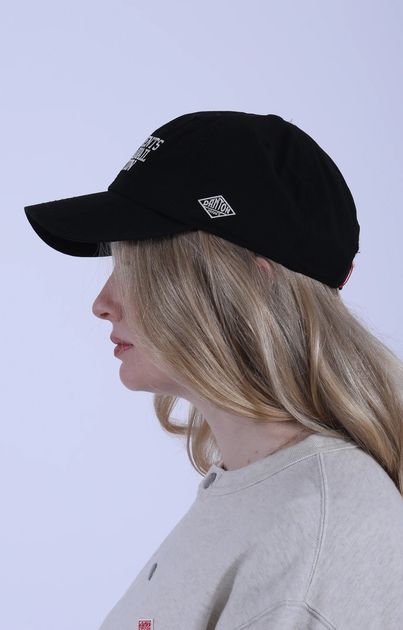 6P Logo Cap Black(White)