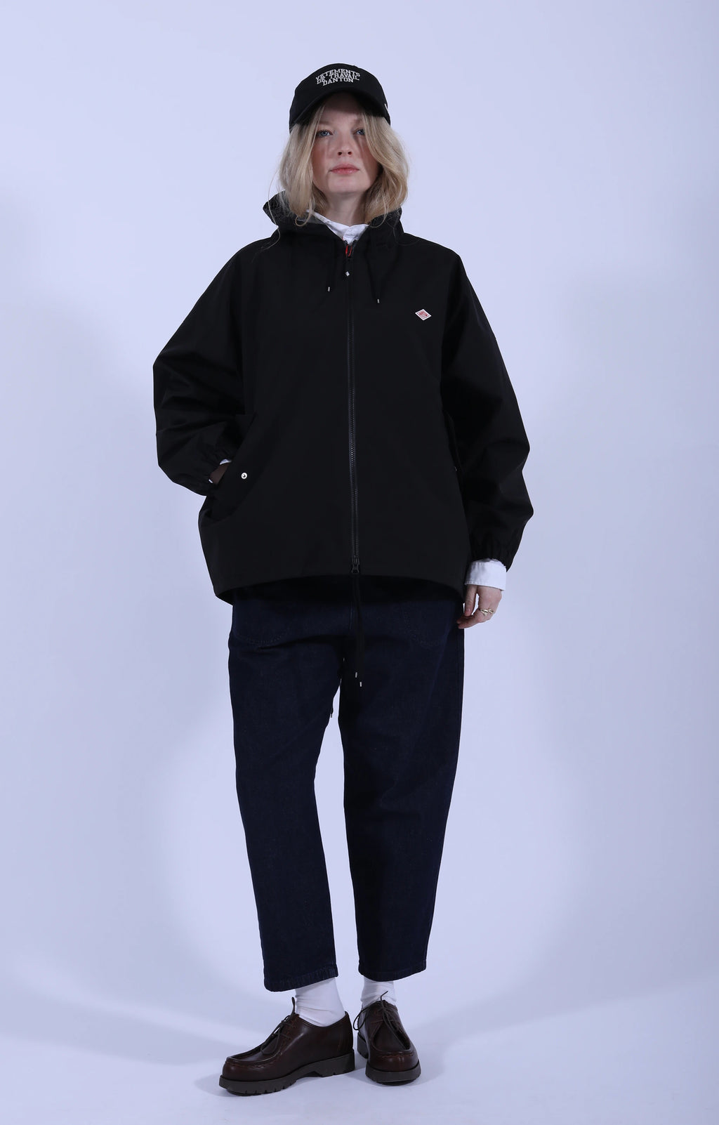 Short Jacket 3Layer Cloth Black