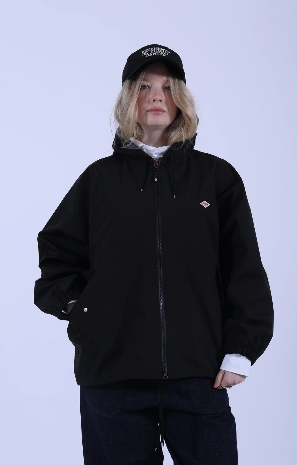 Short Jacket 3Layer Cloth Black