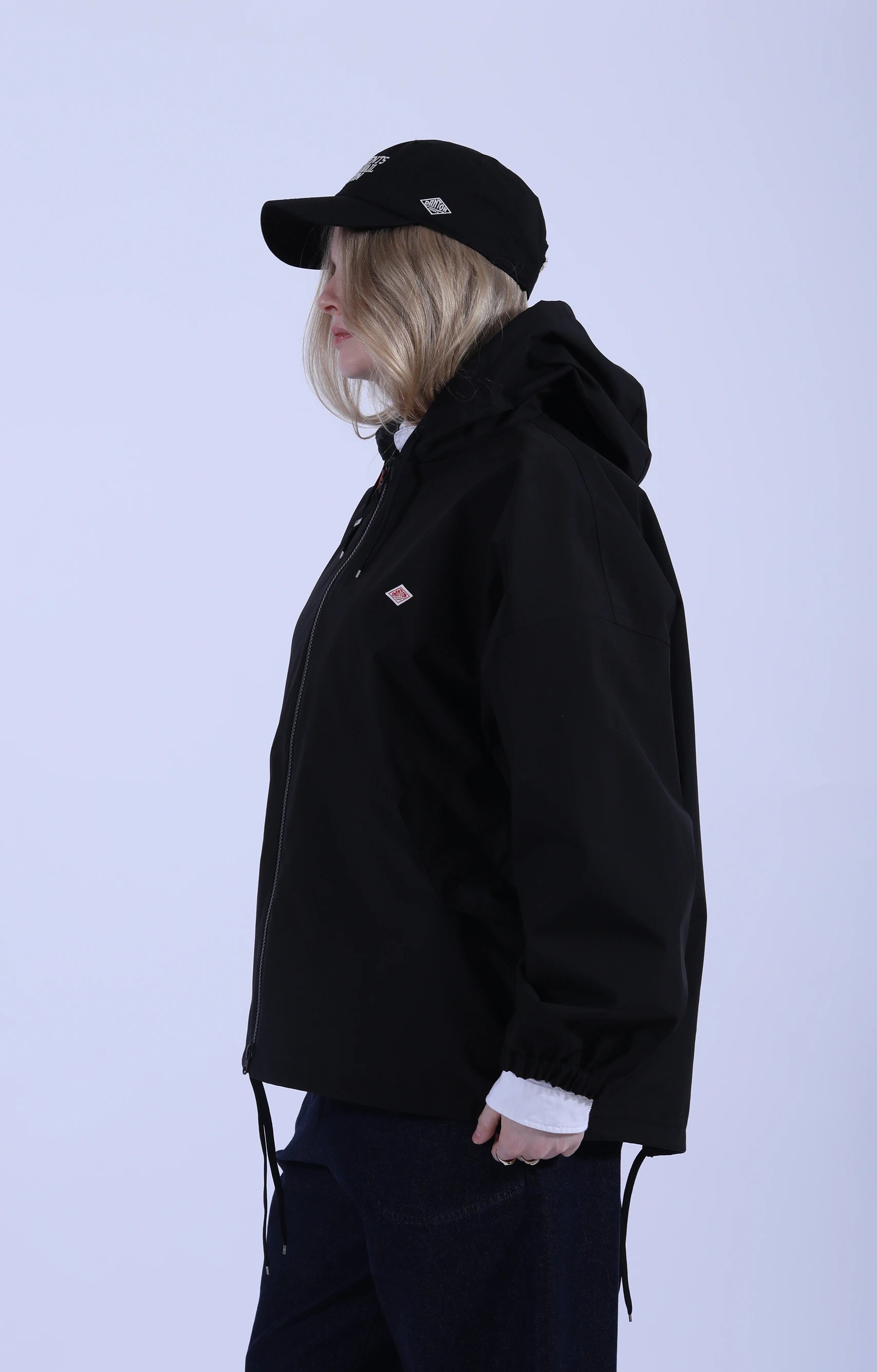 Short Jacket 3Layer Cloth Black