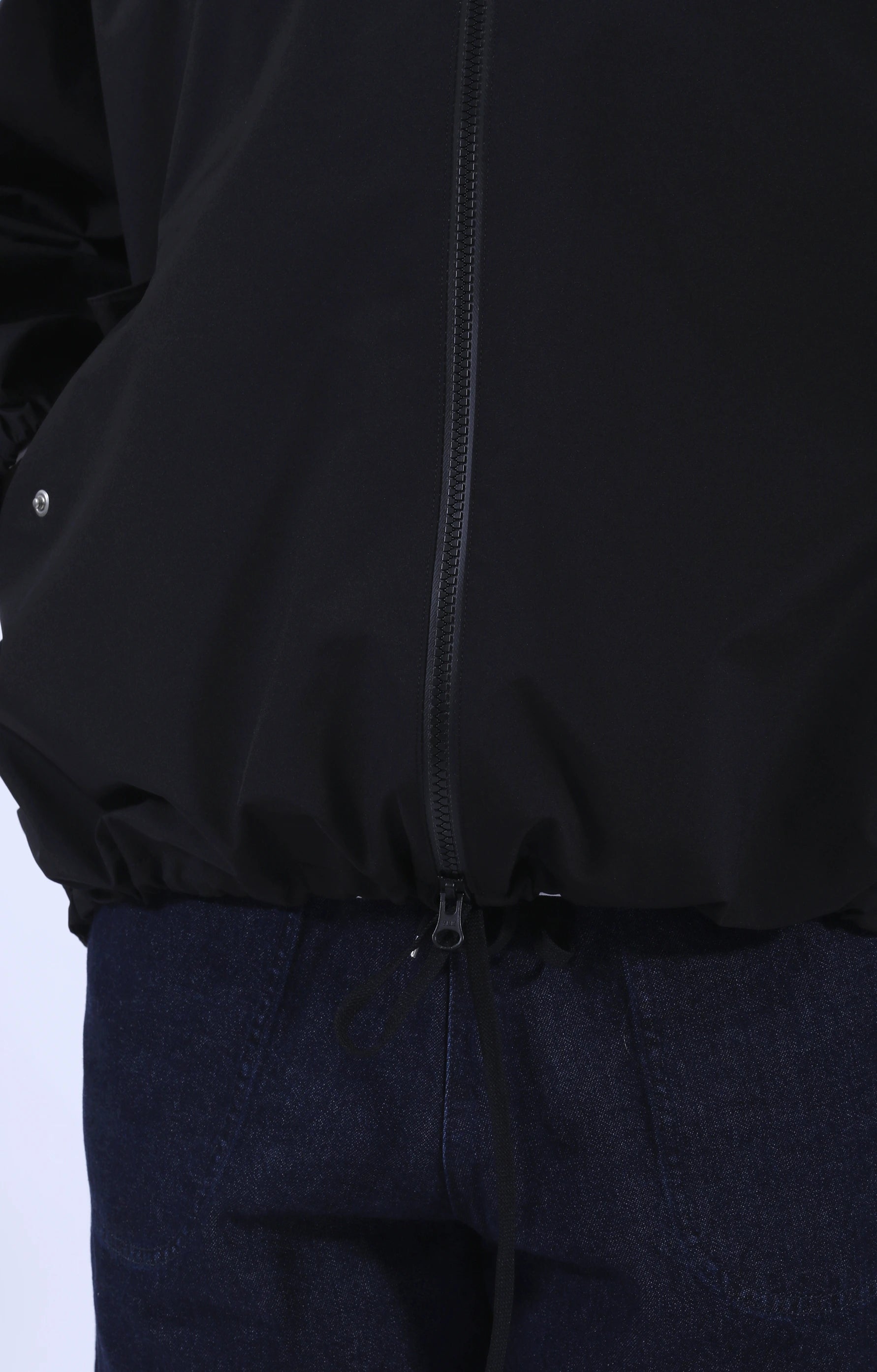 Short Jacket 3Layer Cloth Black