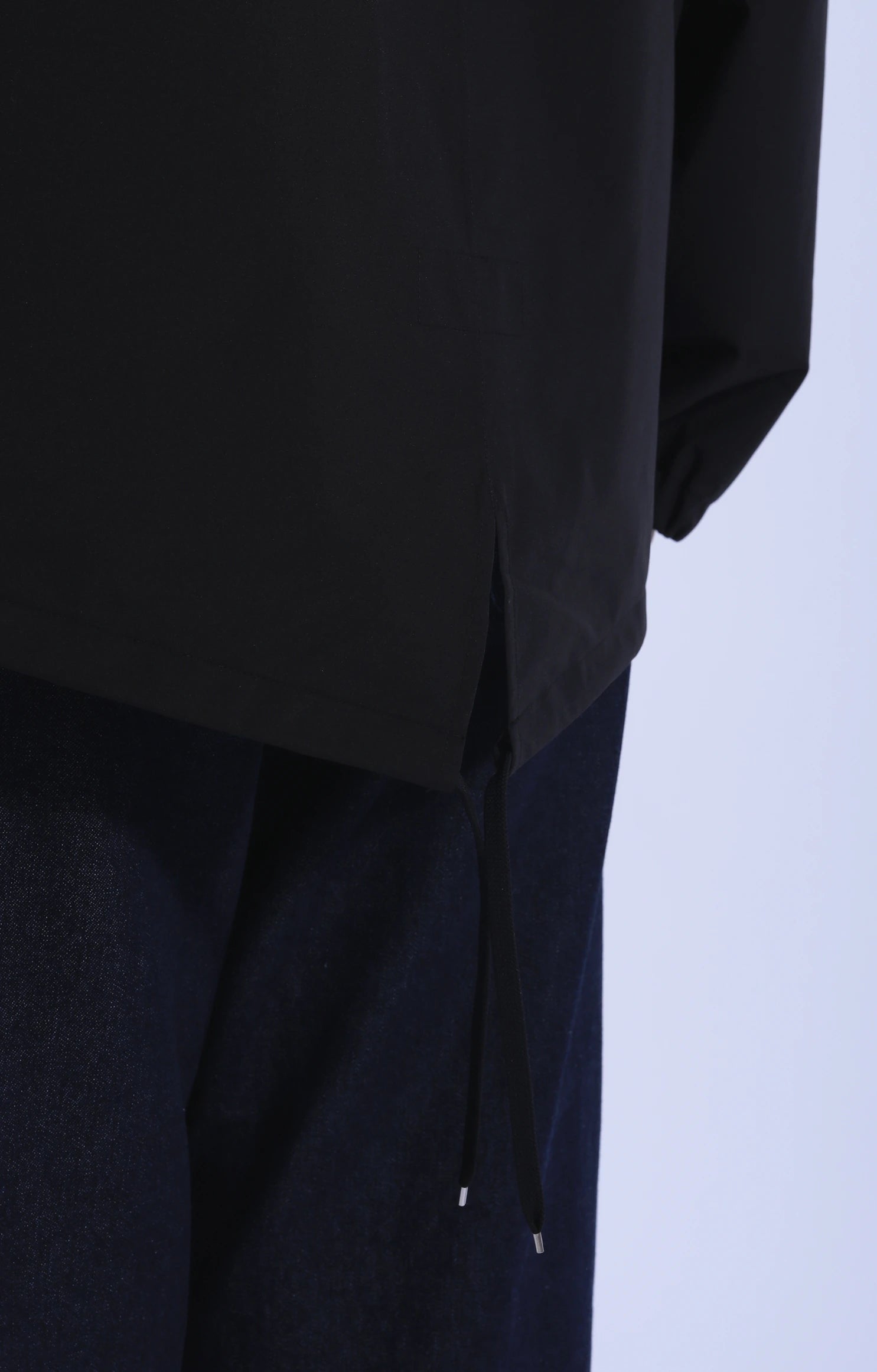 Short Jacket 3Layer Cloth Black