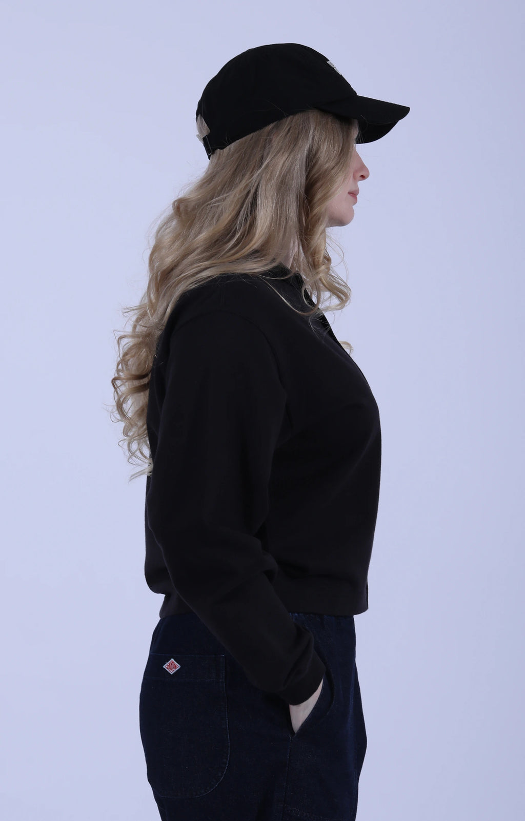 Crew Cardigan Jersey Charcoal