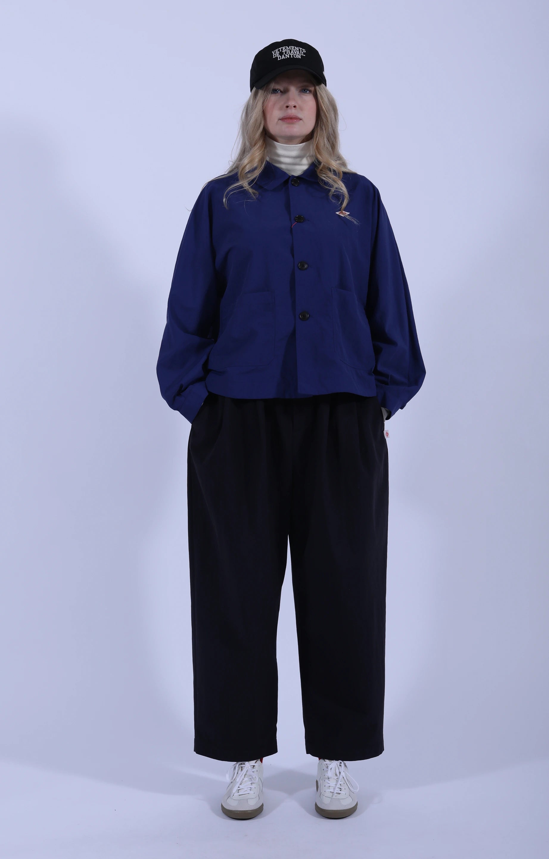 Dolman Sleeve Jacket Blue