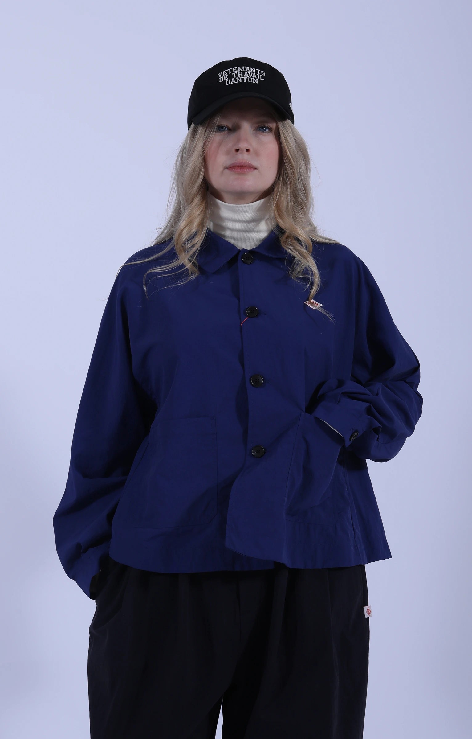 Dolman Sleeve Jacket Blue